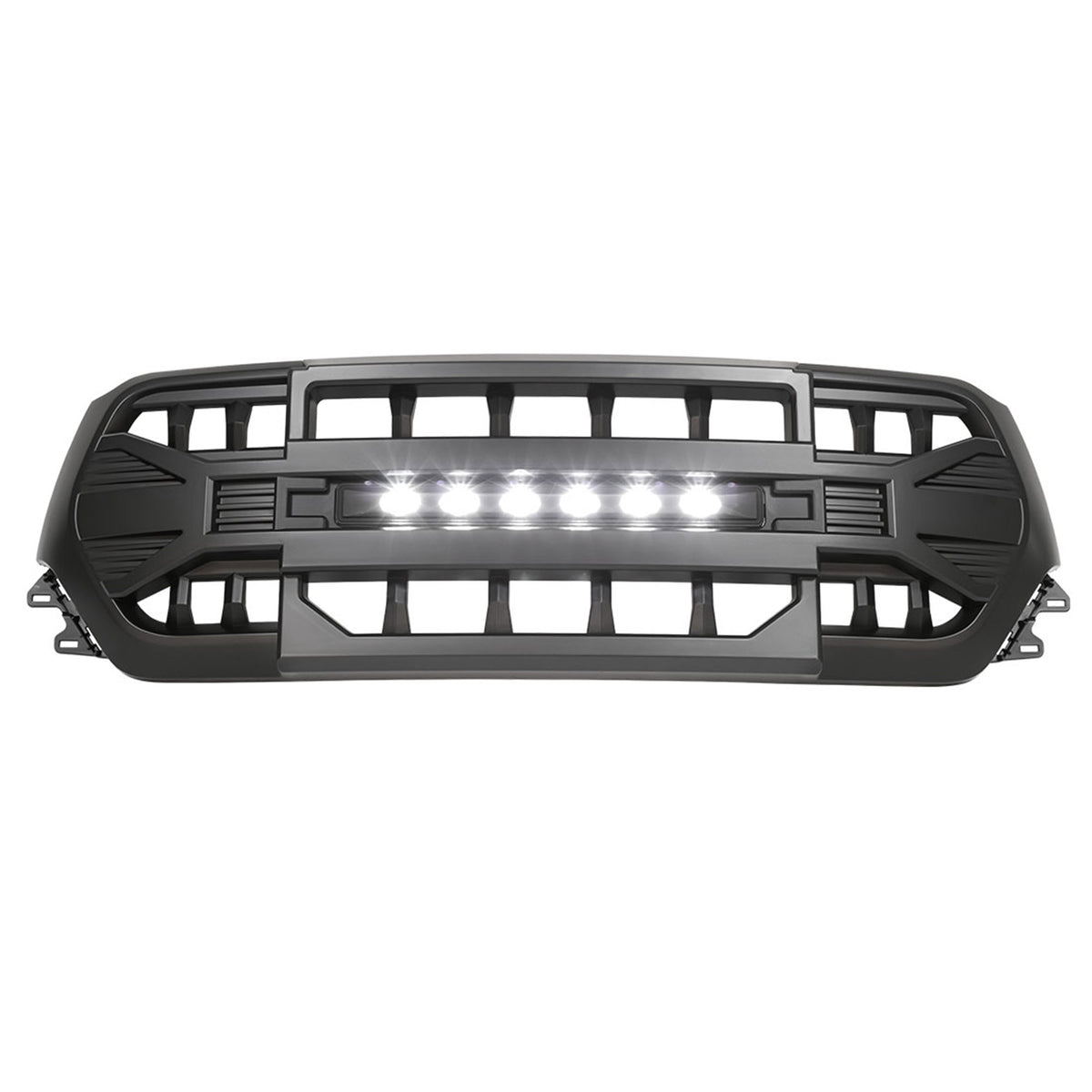 AMERICAN MODIFIED Armor Grille w/Off Road Lights for 19-24 Dodge Ram 1500 (Used) - VMInnovations