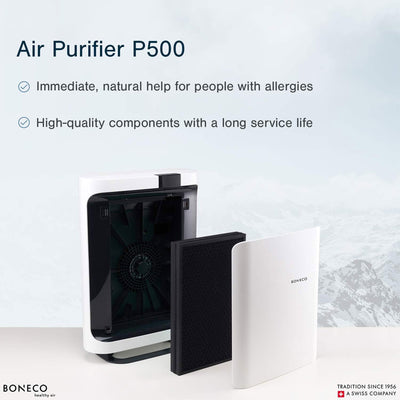 BONECO Air Purifier with HEPA, Remote Control, and Automatic Operation Function