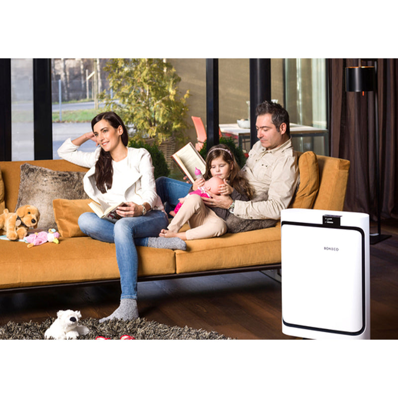 BONECO Air Purifier with HEPA, Remote Control, and Automatic Operation Function
