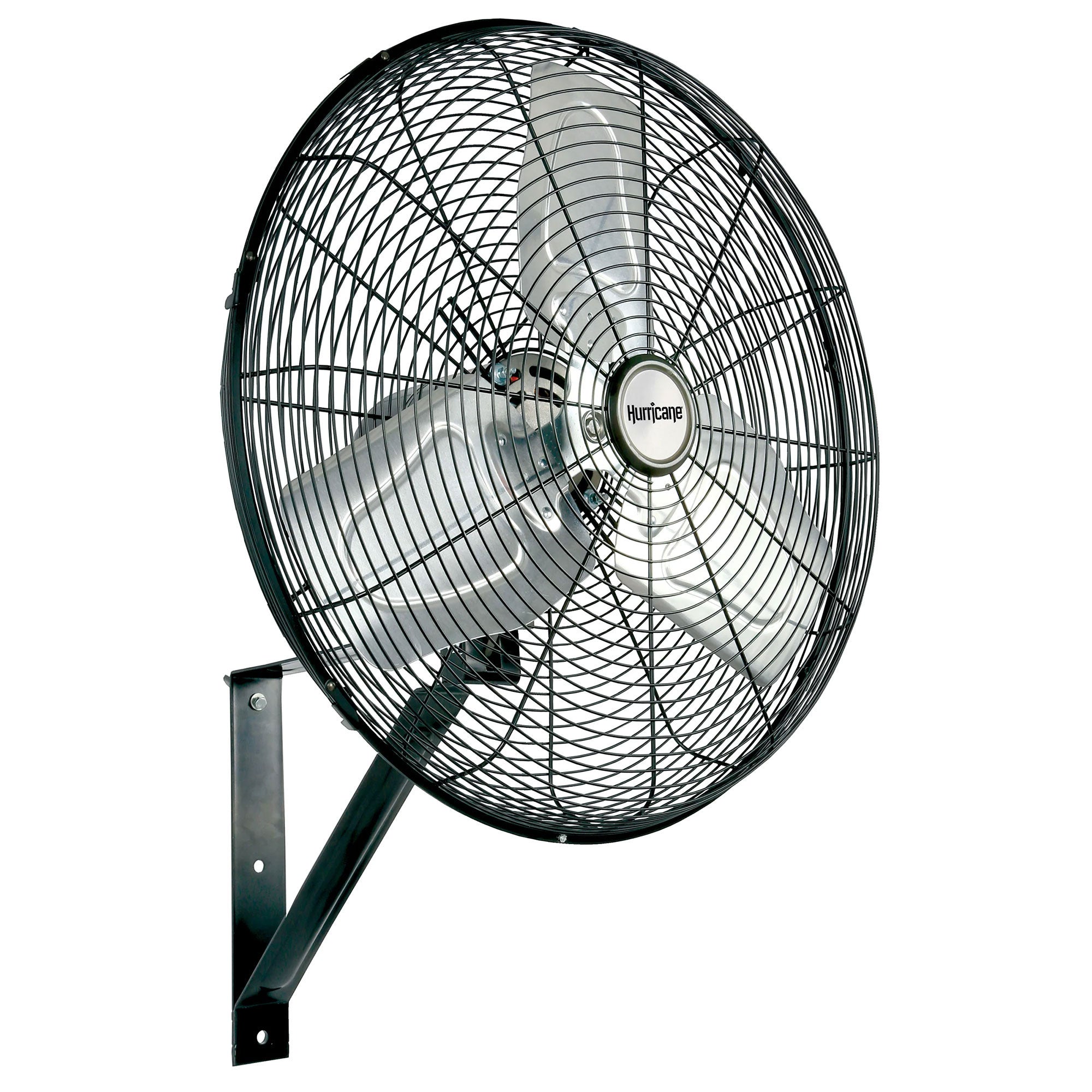 Hurricane 20" Pro Commercial Grade Classic Oscillating Wall Fan, Black, 2 Pack
