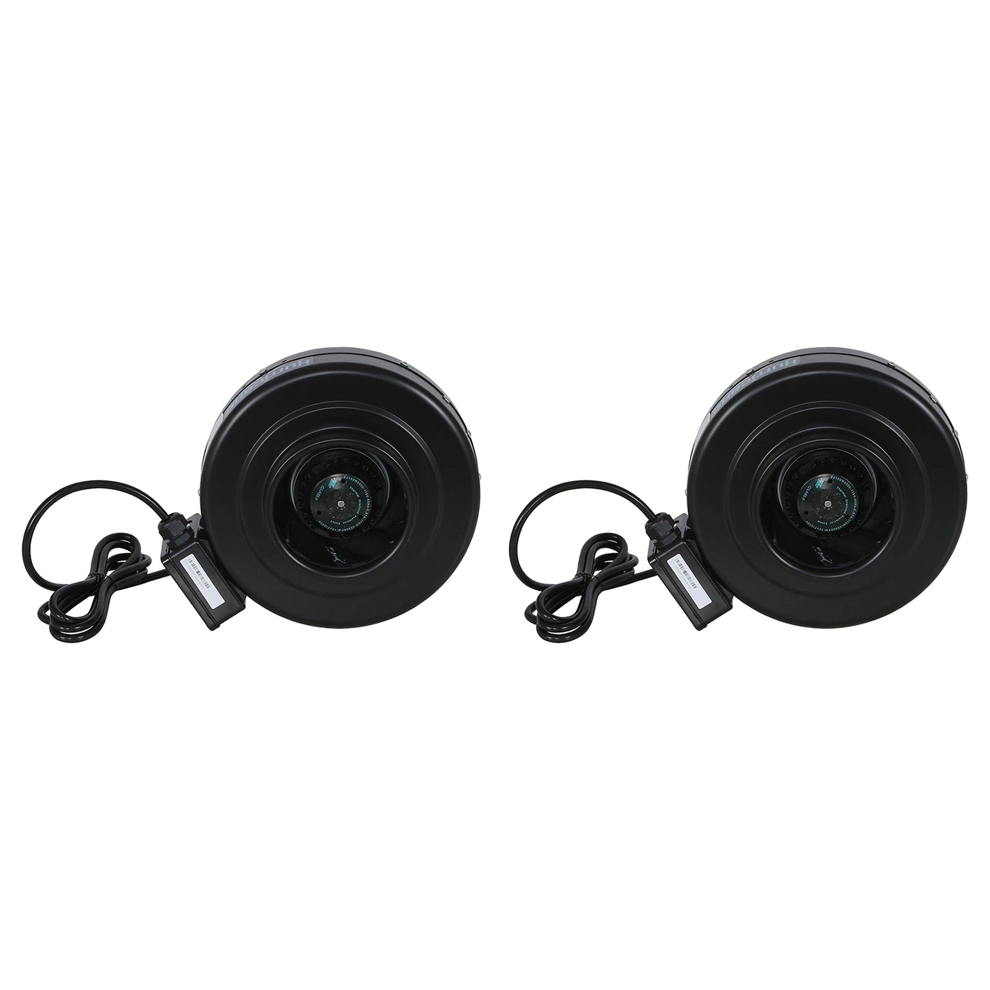 Hurricane 6" Commercial Grade Inline Wall Fan For HVAC & Ventilation (2 Pack) - VMInnovations