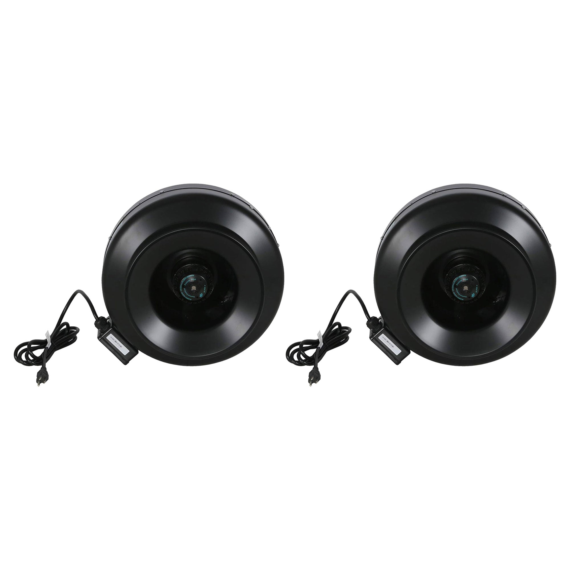 Hurricane 12" Commercial Grade Inline Wall Fan For HVAC & Ventilation (2 Pack) - VMInnovations