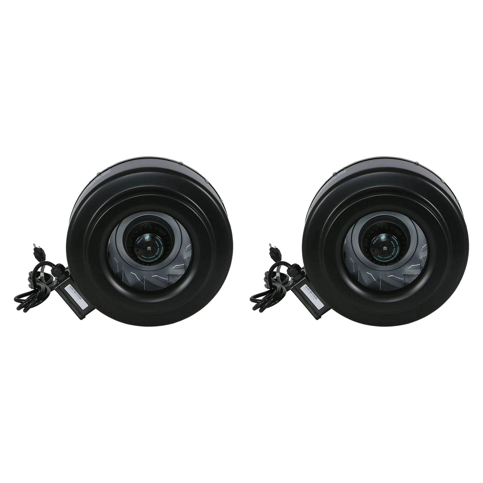 Hurricane 10" Commercial Grade Inline Wall Fan For HVAC & Ventilation (2 Pack) - VMInnovations