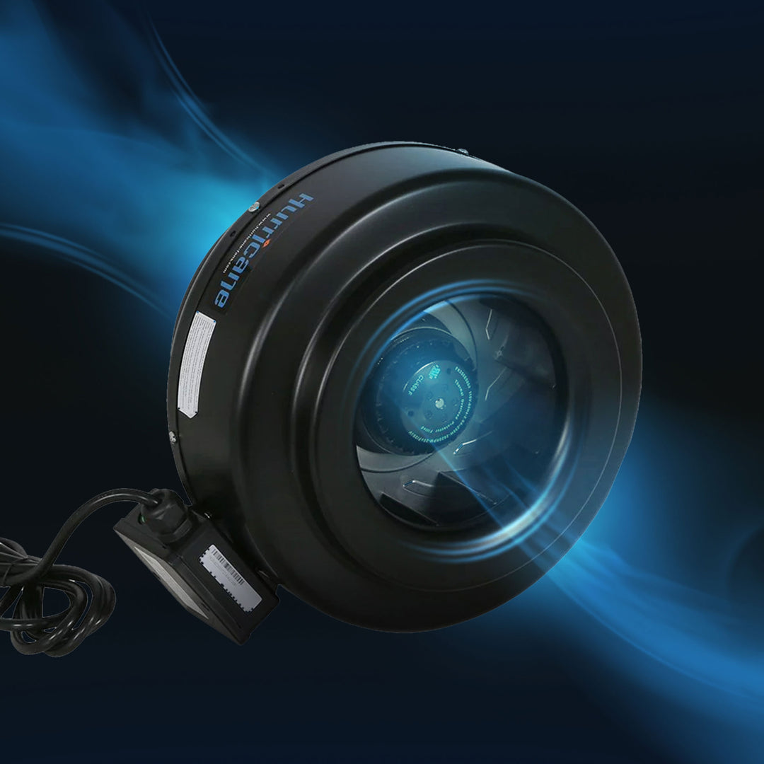 Hurricane 10" Commercial Grade Inline Wall Fan For HVAC & Ventilation (2 Pack) - VMInnovations