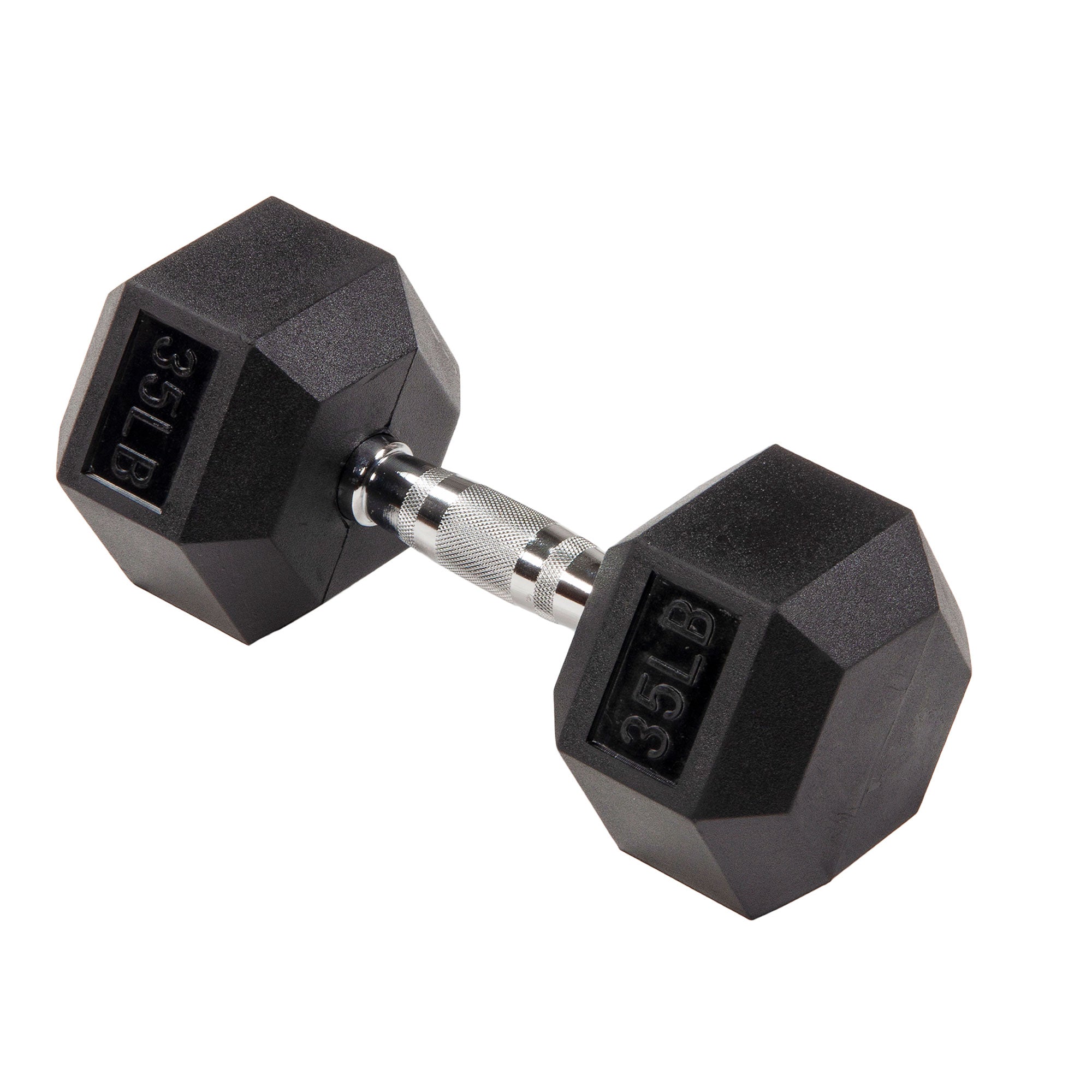 Signature Fitness Hex Dumbbells Workout Equipment Set, 35 lbs (Open Box) - VMInnovations