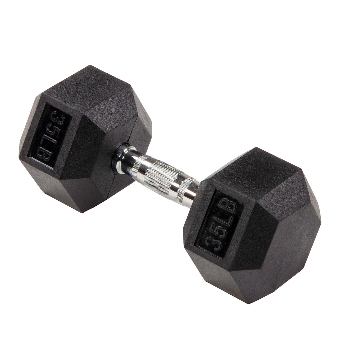 Signature Fitness Hex Dumbbells Workout Equipment Set, 35 lbs (Open Box) - VMInnovations