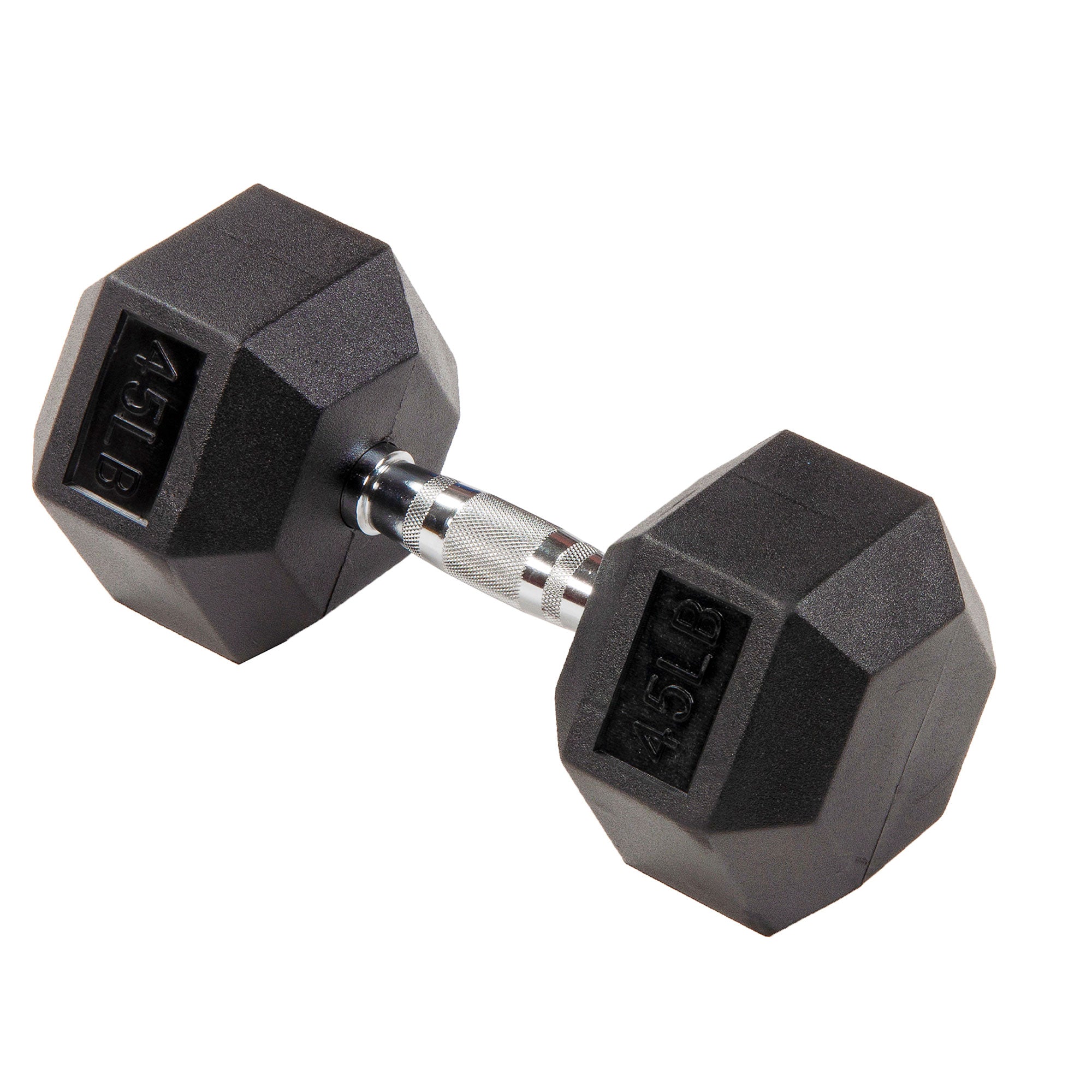Signature Fitness Hex Dumbbells Strength Training Workout Set, 45 lbs (Used) - VMInnovations