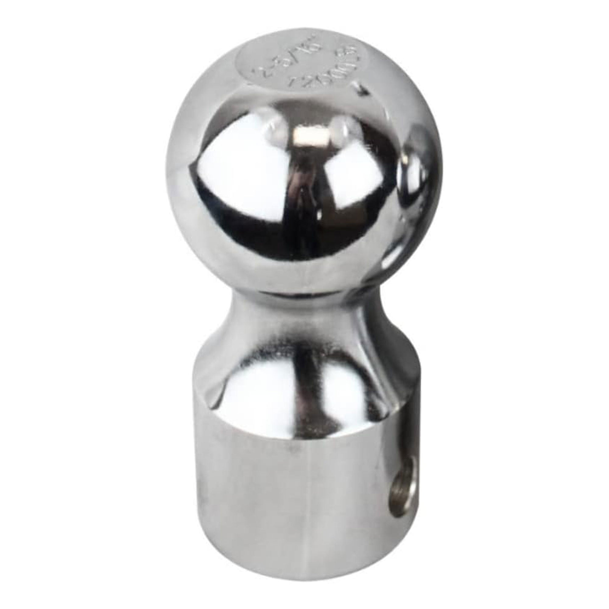 Aluma-Tow 2 5/16 Inch Powder Coated Hitch Ball Replacement, Chrome Plated Steel - VMInnovations