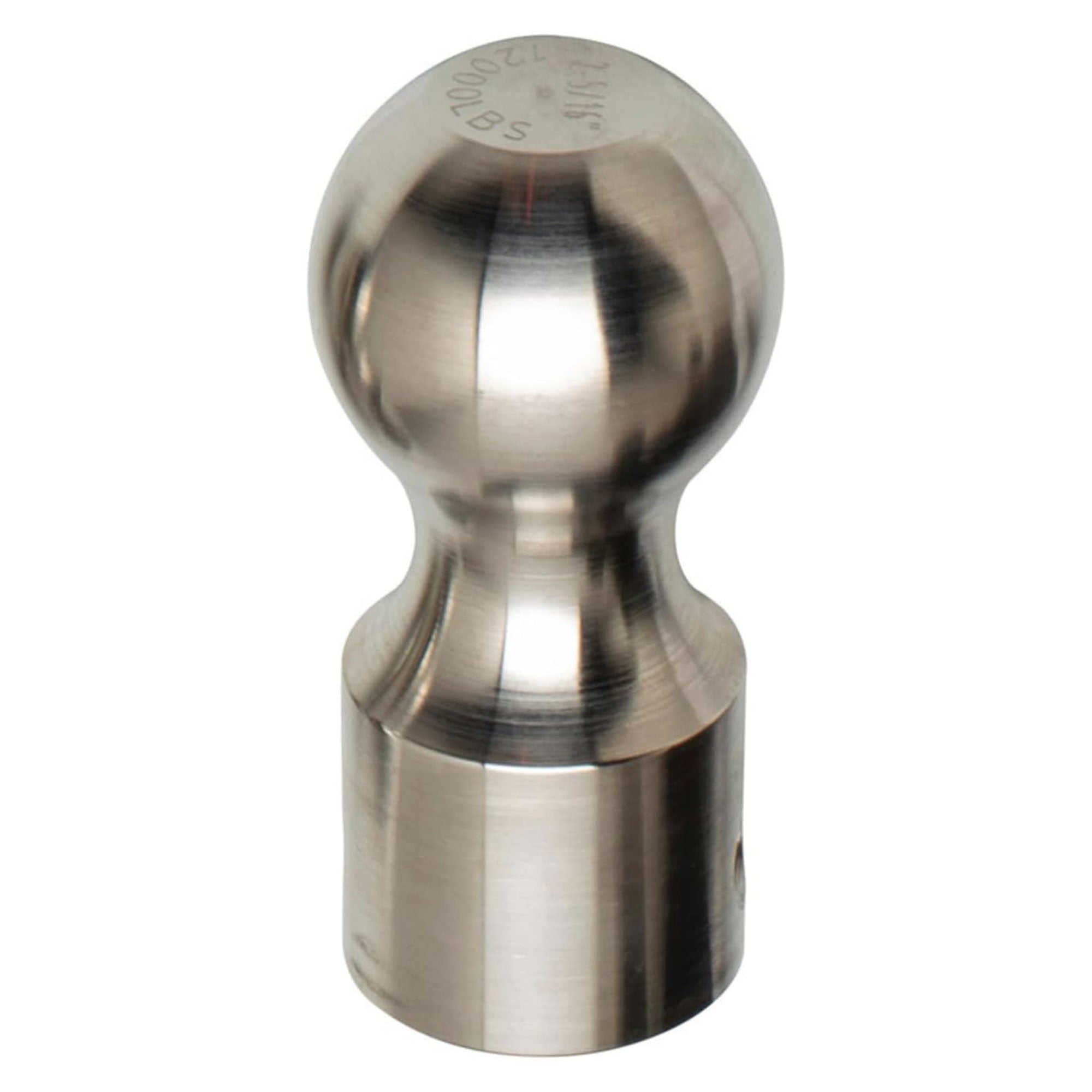 Aluma-Tow 2 5/16 Inch Powder Coated Hitch Ball Replacement, Stainless Steel - VMInnovations