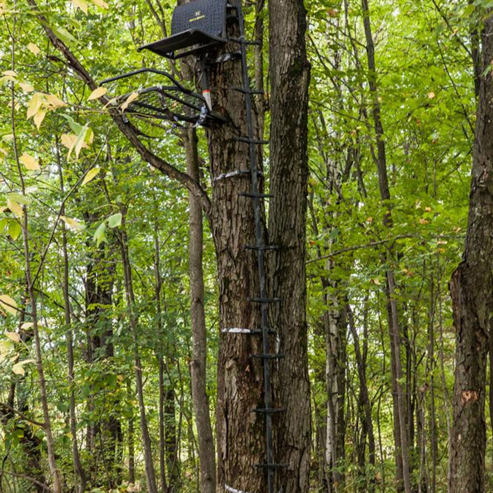 Hawk Traction Climbing Stick, 20' Tree Climbing Ladder Hunting Gear, Extra Grip - VMInnovations