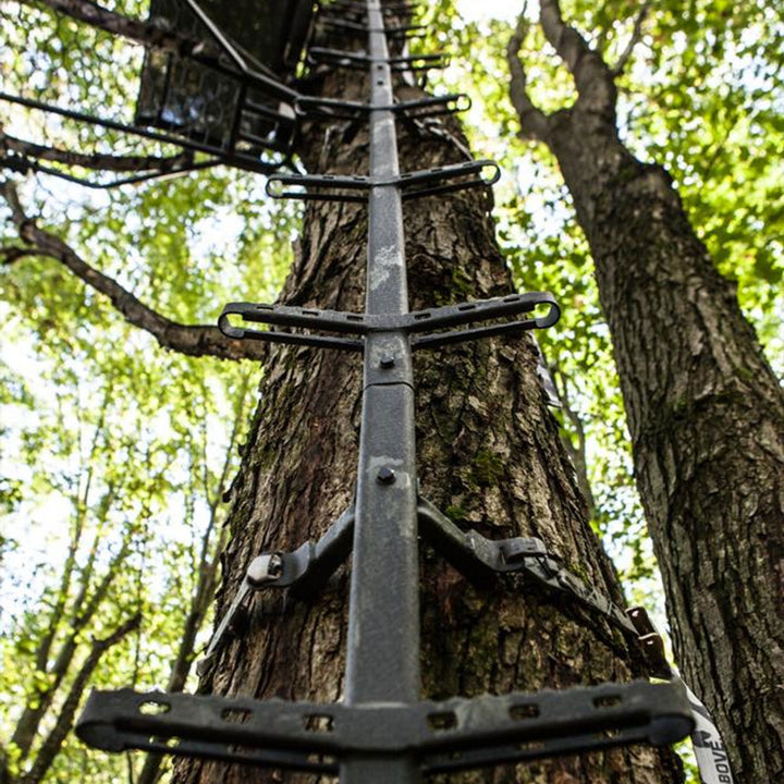 Hawk Traction Climbing Stick, 20' Tree Climbing Ladder Hunting Gear, Extra Grip - VMInnovations