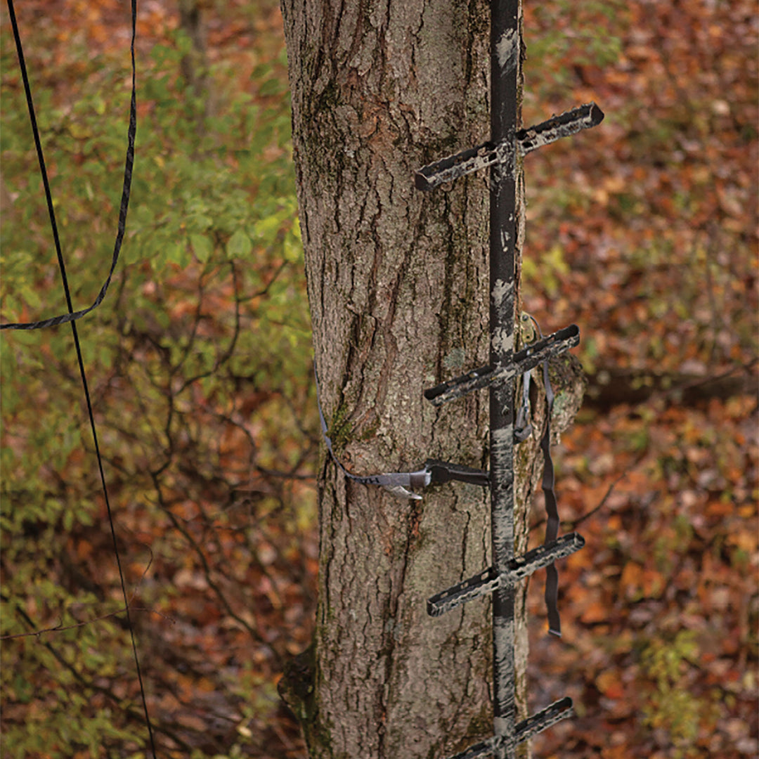 Hawk Traction Climbing Stick, 20' Tree Climbing Ladder Hunting Gear, Extra Grip - VMInnovations