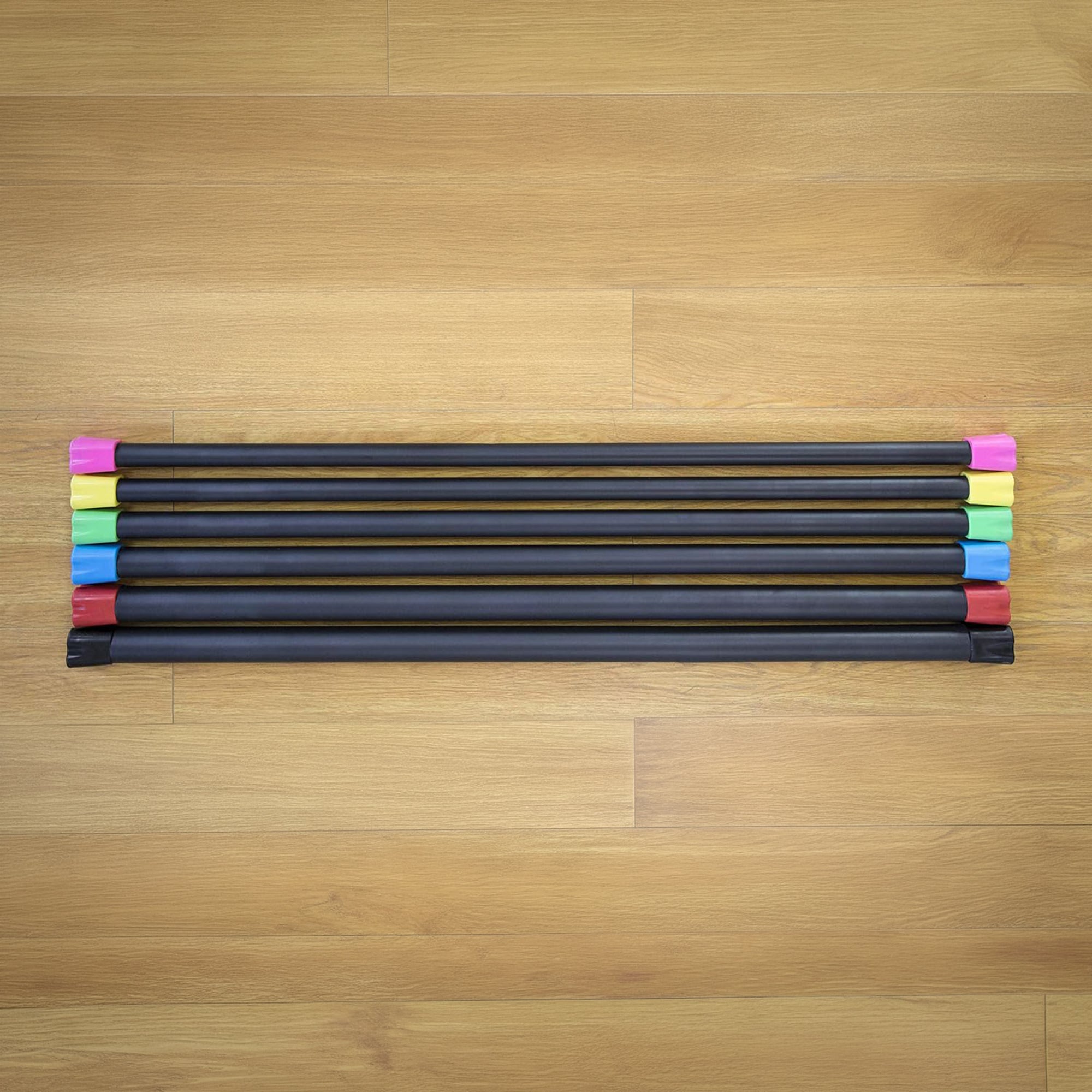 Fitvids 10lb Weighted Workout Bar, Total Body Exercise Bar for Strength Training