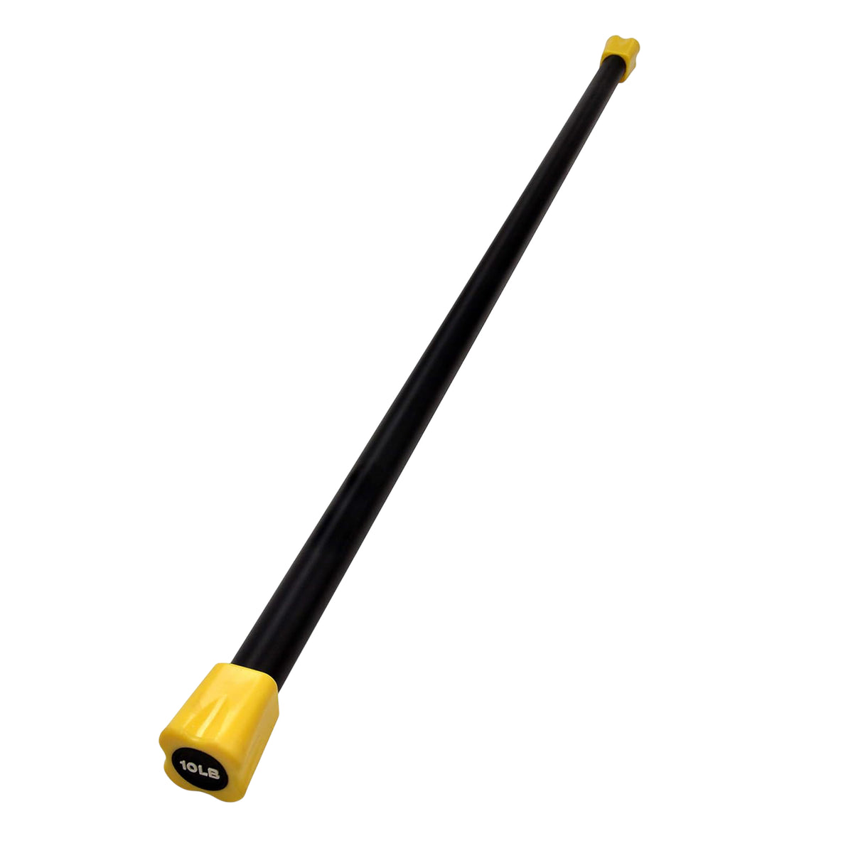 Fitvids 10lb Weighted Workout Bar, Total Body Exercise Bar for Strength Training