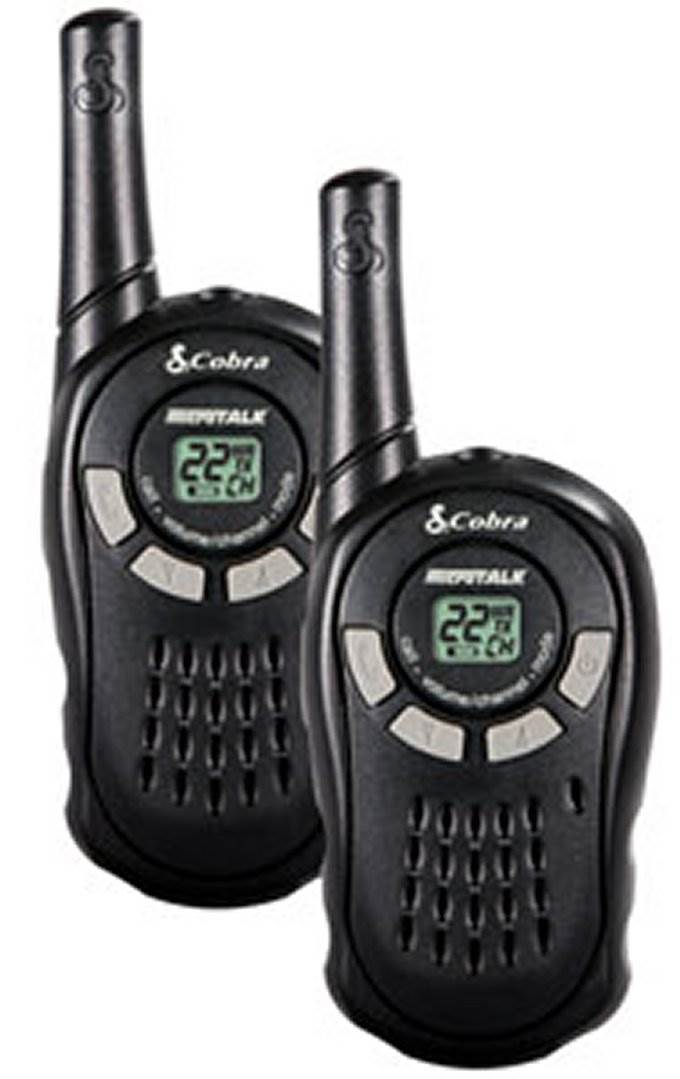2) COBRA CXT135 MicroTalk 16 Mile 22 Ch Walkie Talkie 2-Way Radios - Open Box!