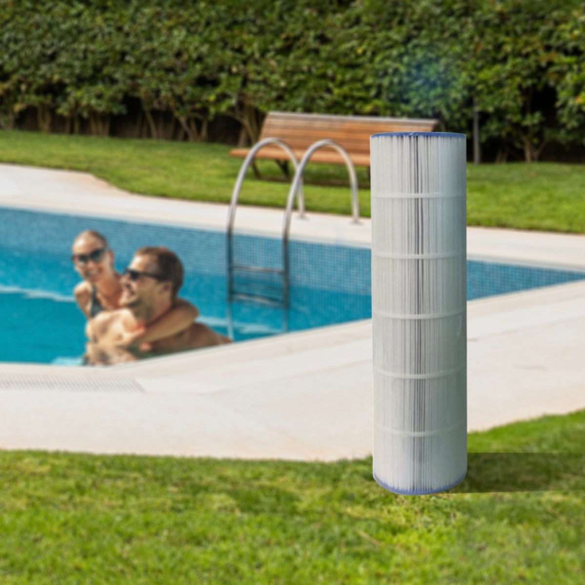 Unicel C-7488 Replacement 106 Sq Ft Pool Filter Cartridge, 176 Pleats (4 Pack)