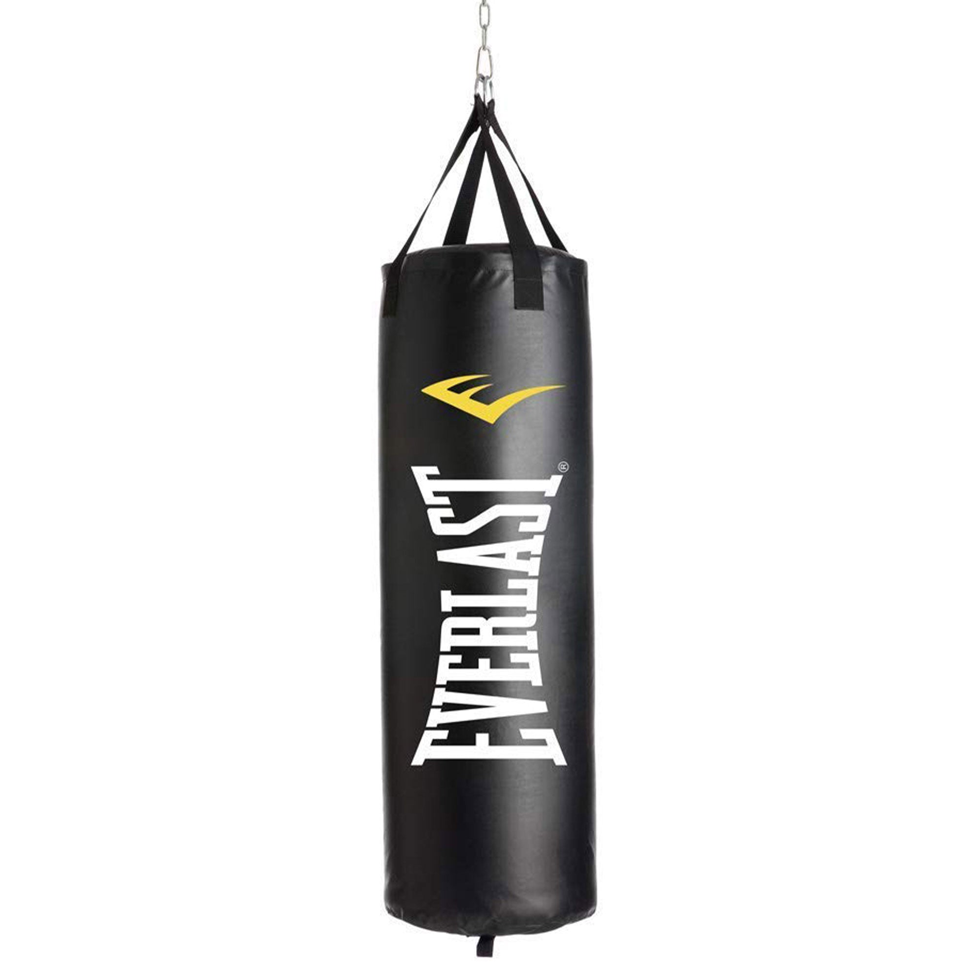 Everlast Single Station 100 Pound Punching Bag Stand and Kickboxing Bag, Black - VMInnovations