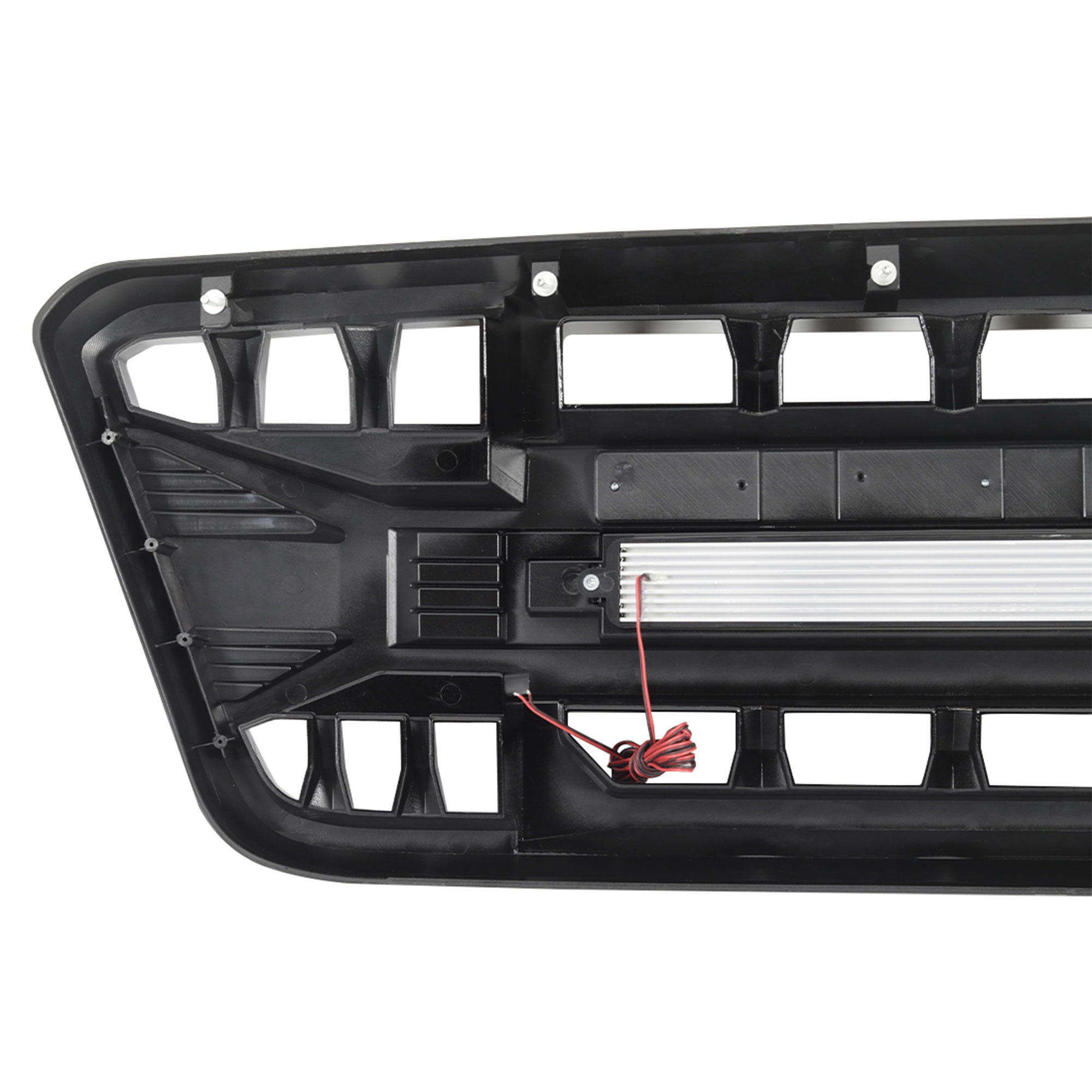 AMERICAN MODIFIED Armor Grille Compatible w/04-08 Ford F150, Glossy Black (Used) - VMInnovations