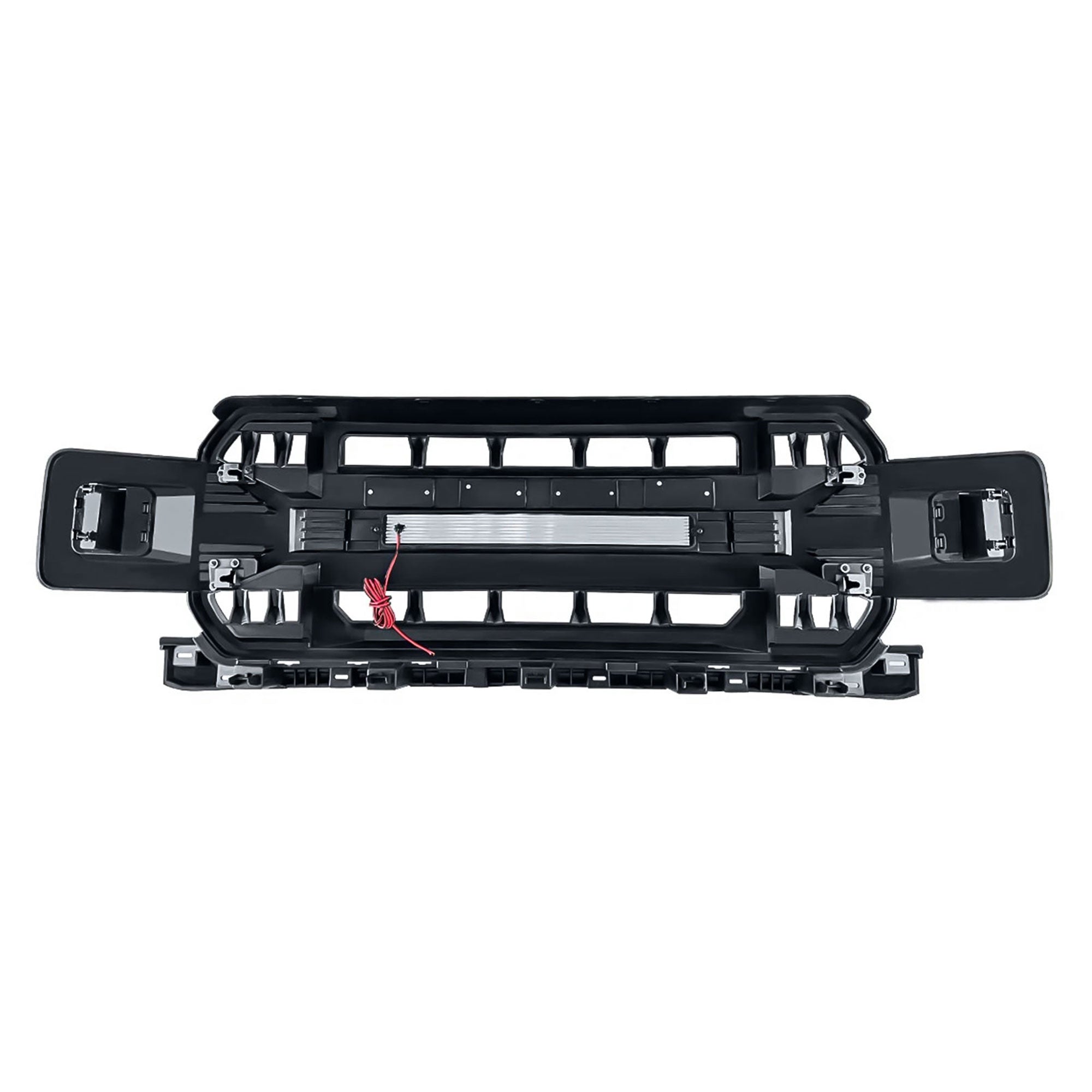 AMERICAN MODIFIED Armor Grille Compatible w/18-20 Ford F150, Glossy Black (Used) - VMInnovations