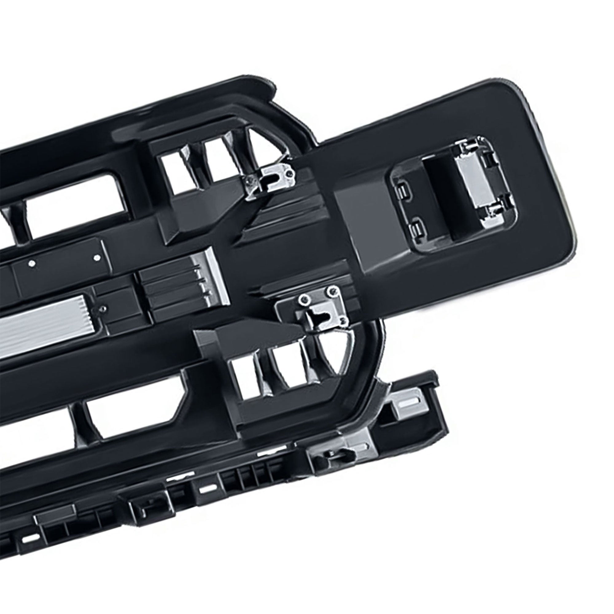 AMERICAN MODIFIED Armor Grille Compatible with 2018-2020 Ford F150, Glossy Black - VMInnovations