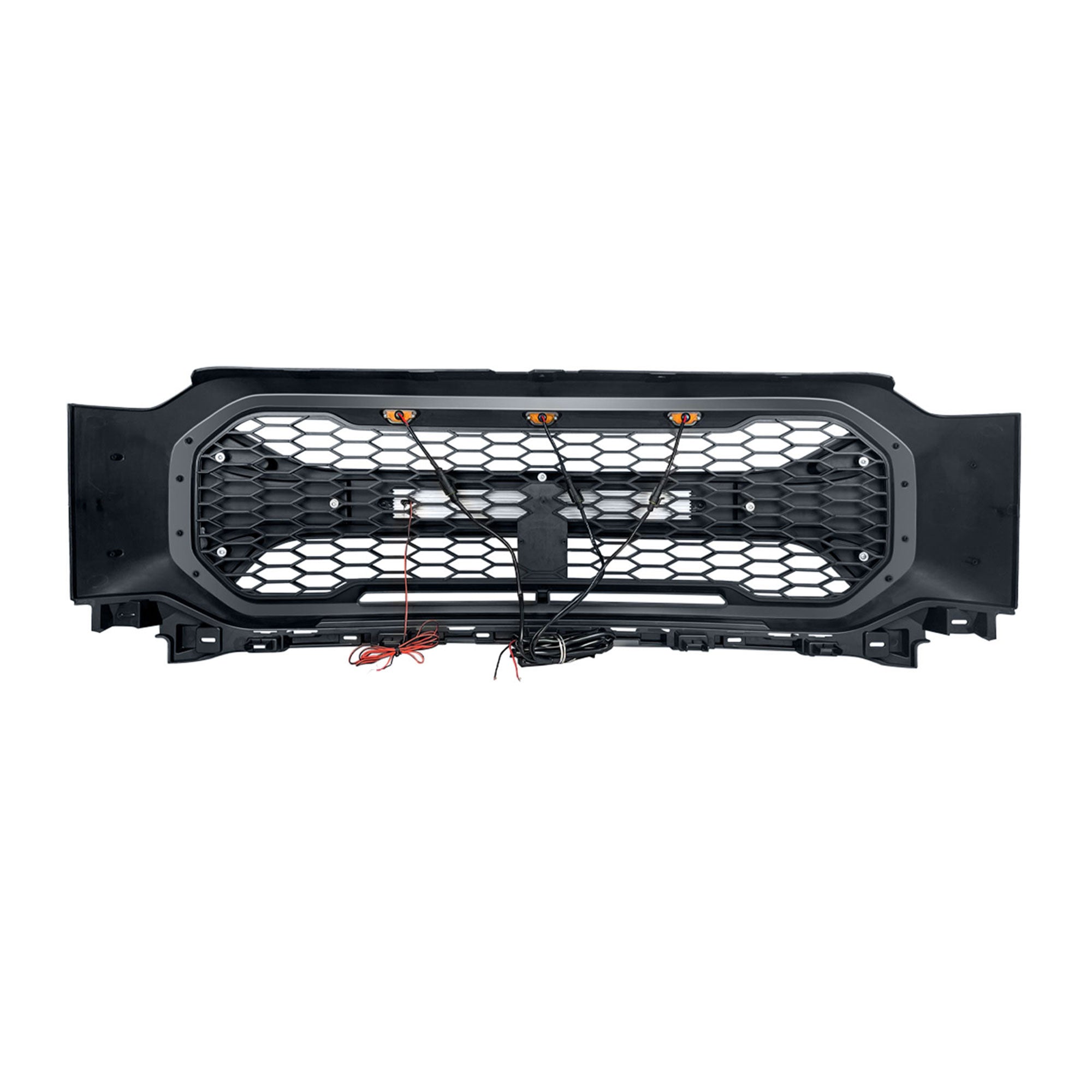 AMERICAN MODIFIED Armor Grille w/21-23 Ford F150, Glossy Black (Open Box) - VMInnovations