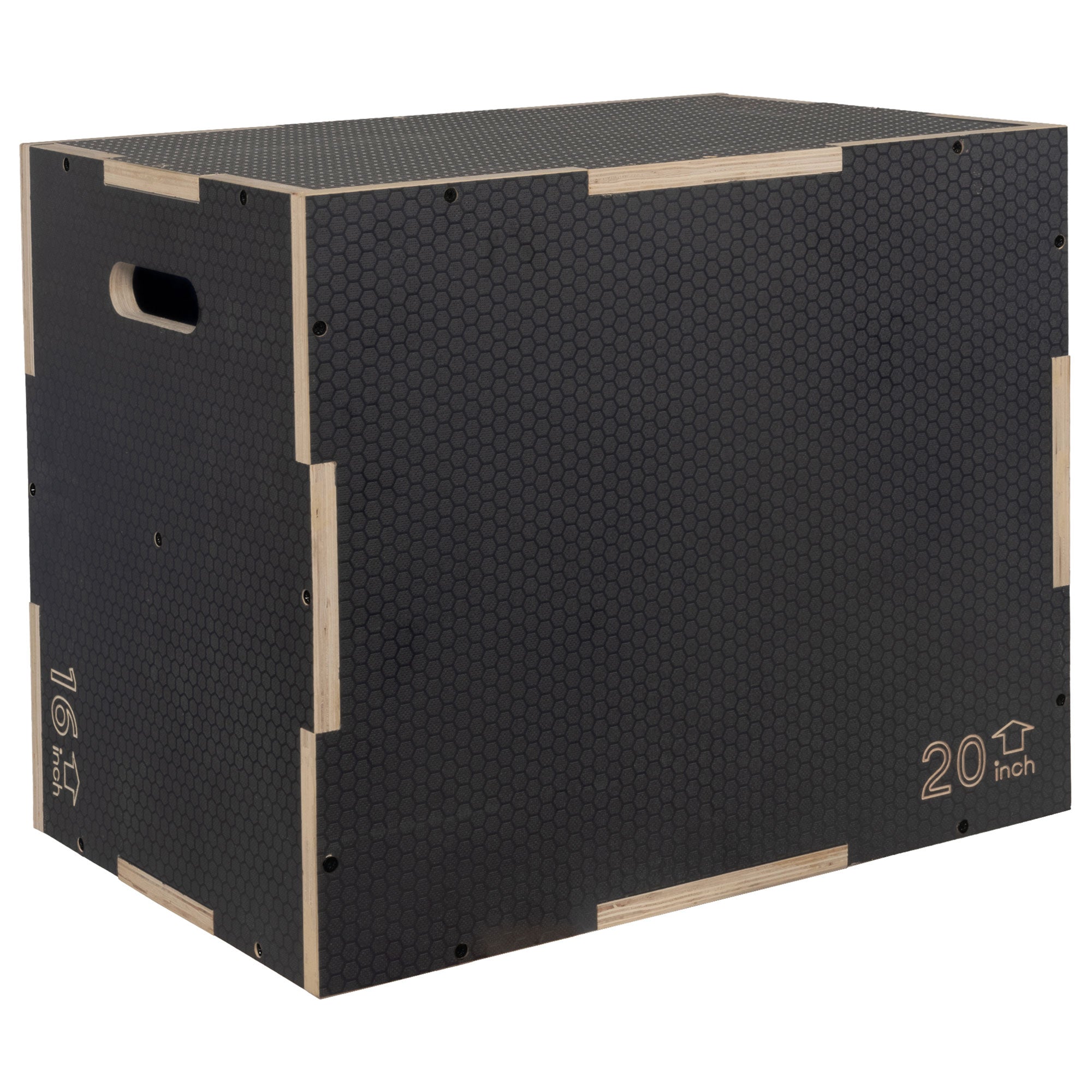 Signature Fitness 24" x 20" x 16" Plyo Box Non-Slip Jump Platform,(For Parts) - VMInnovations
