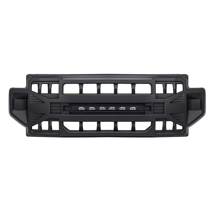 AMERICAN MODIFIED Front Grille Compatible with 2020-2022 Ford F250/F350, Black - VMInnovations