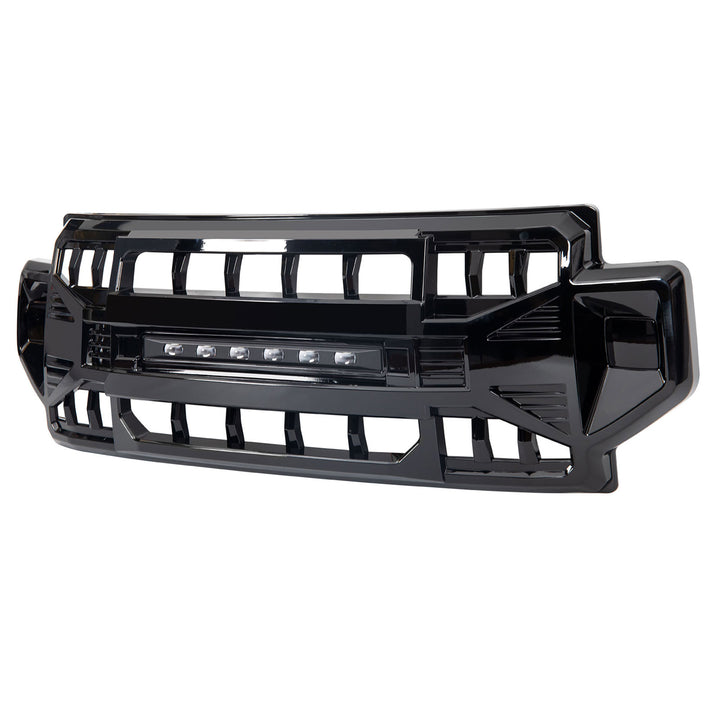 AMERICAN MODIFIED Armor Grille Compatible with 2020-2022 Ford F250/F350, Black - VMInnovations