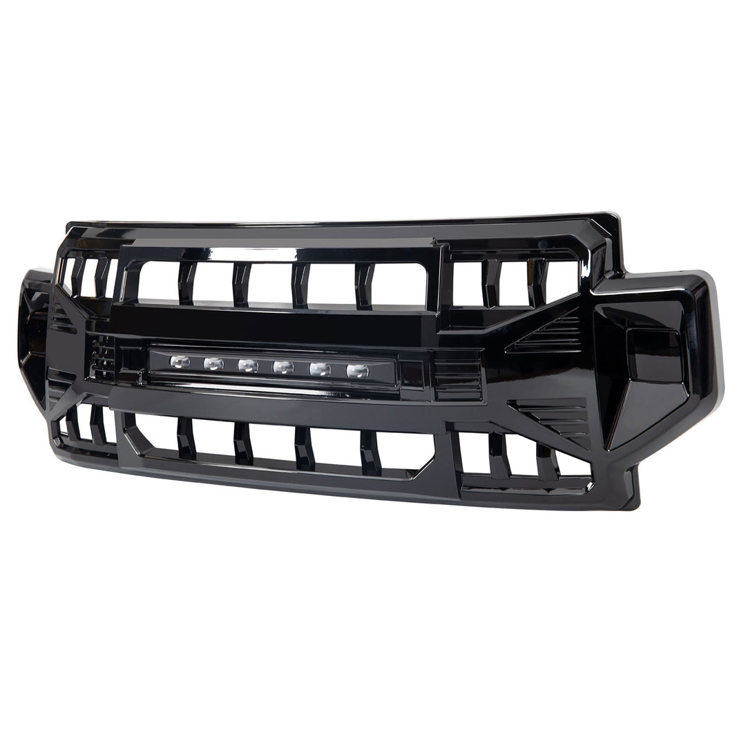 AMERICAN MODIFIED Armor Grille Compatible with 2020-2022 Ford F250/F350, Black - VMInnovations