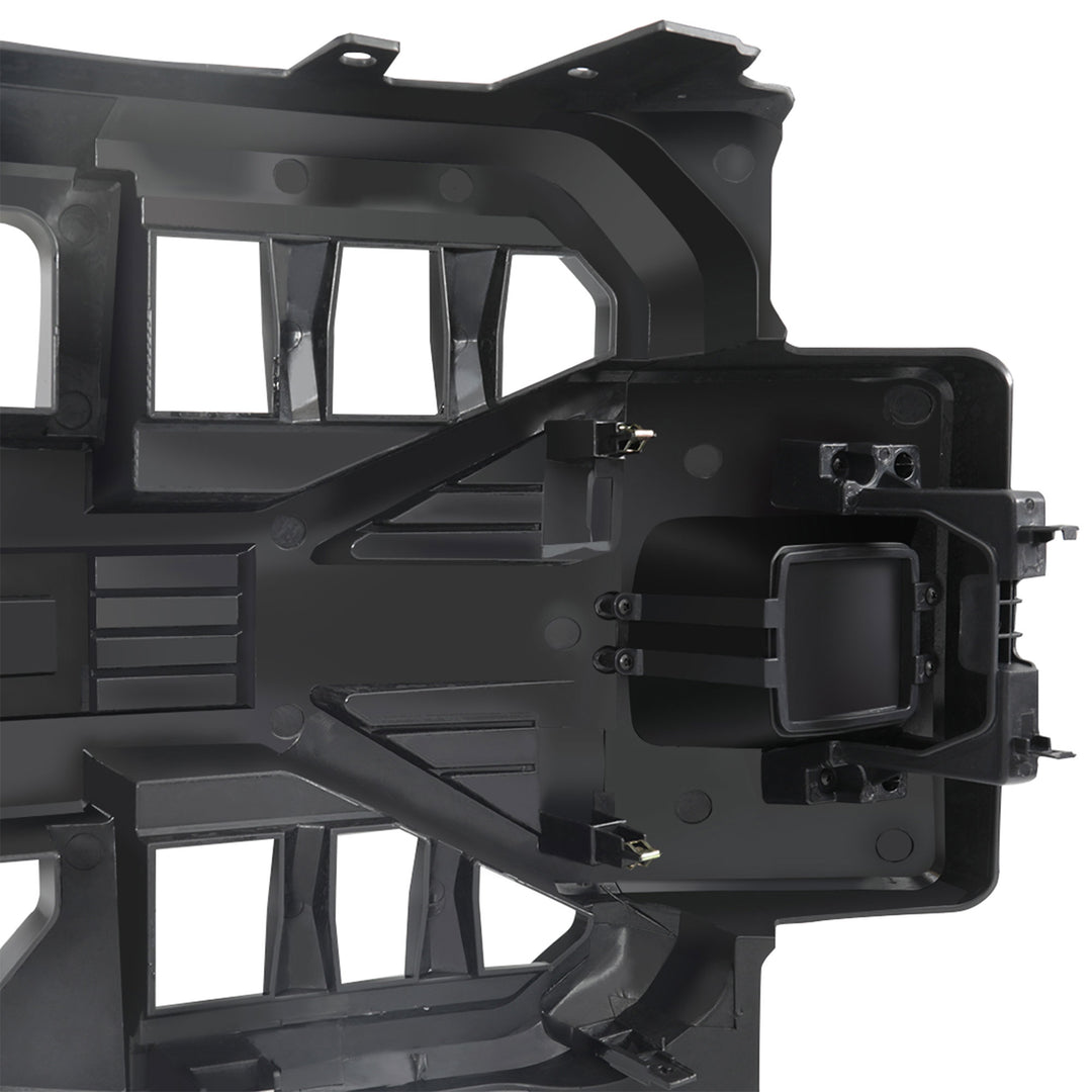 AMERICAN MODIFIED Armor Front Grille for 2017 to 2019 Ford F250/350, Matte Black - VMInnovations