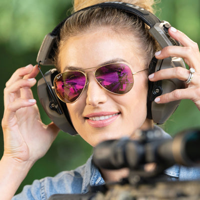 Walkers XCEL100 Digital Active Shooting Ear Hearing Protection Earmuffs (3 Pack)