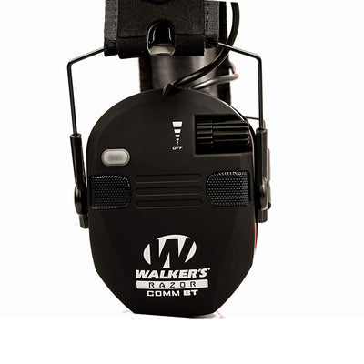 Walker's Razor Slim Electronic Shooting Ear Protection Muff, Black (4 Pack)