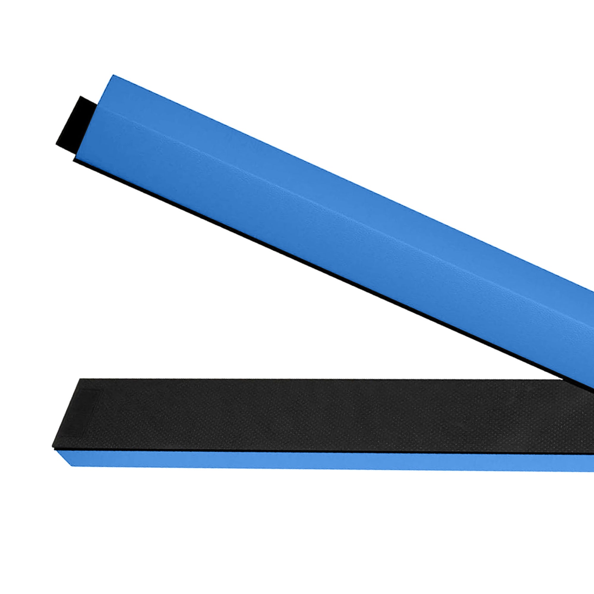 BalanceFrom 8 Foot Folding Balance Gymnastics Floor Beam with Handles, Blue - VMInnovations