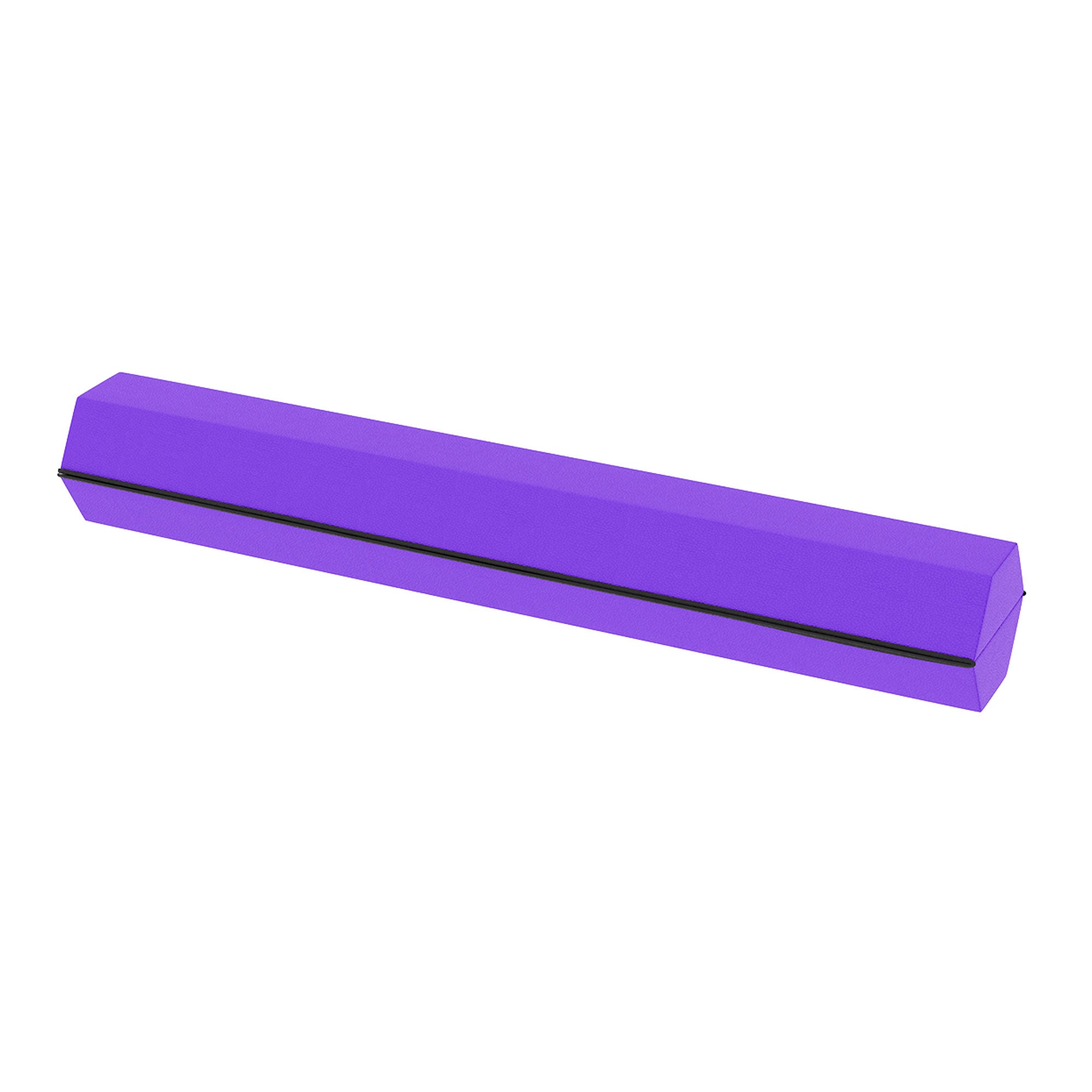 BalanceFrom 8 Foot Folding Balance Gymnastics Floor Beam with Handles, Purple