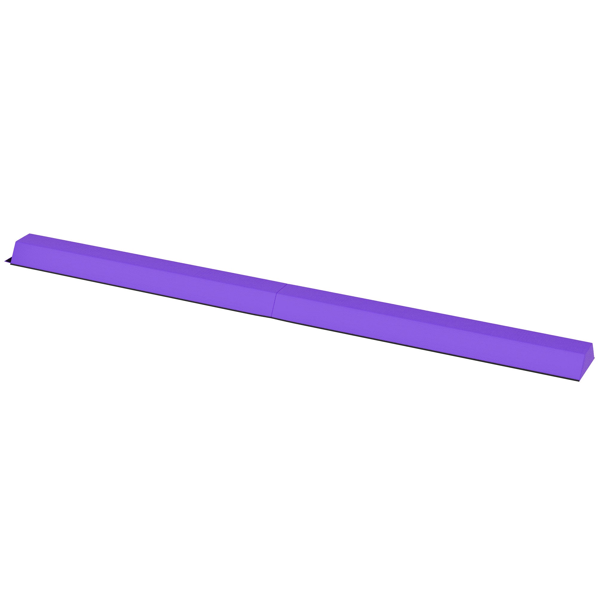 BalanceFrom 8ft Folding Balance Gymnastics Beam w/Handles, Purple (Open Box) - VMInnovations
