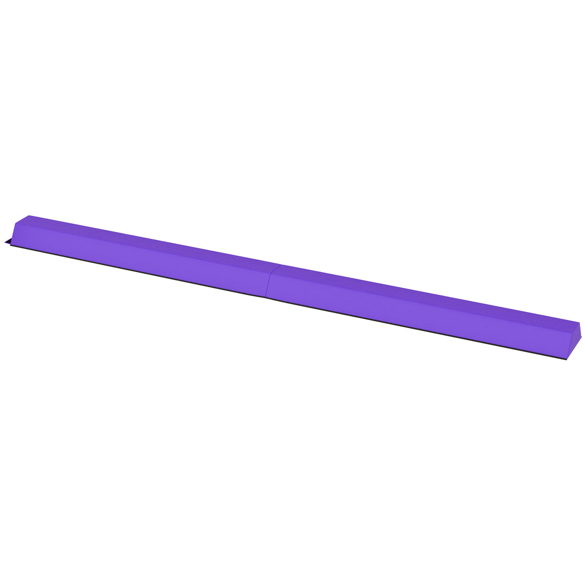 BalanceFrom 9 Foot Folding Balance Gymnastics Floor Beam with Handles, Purple