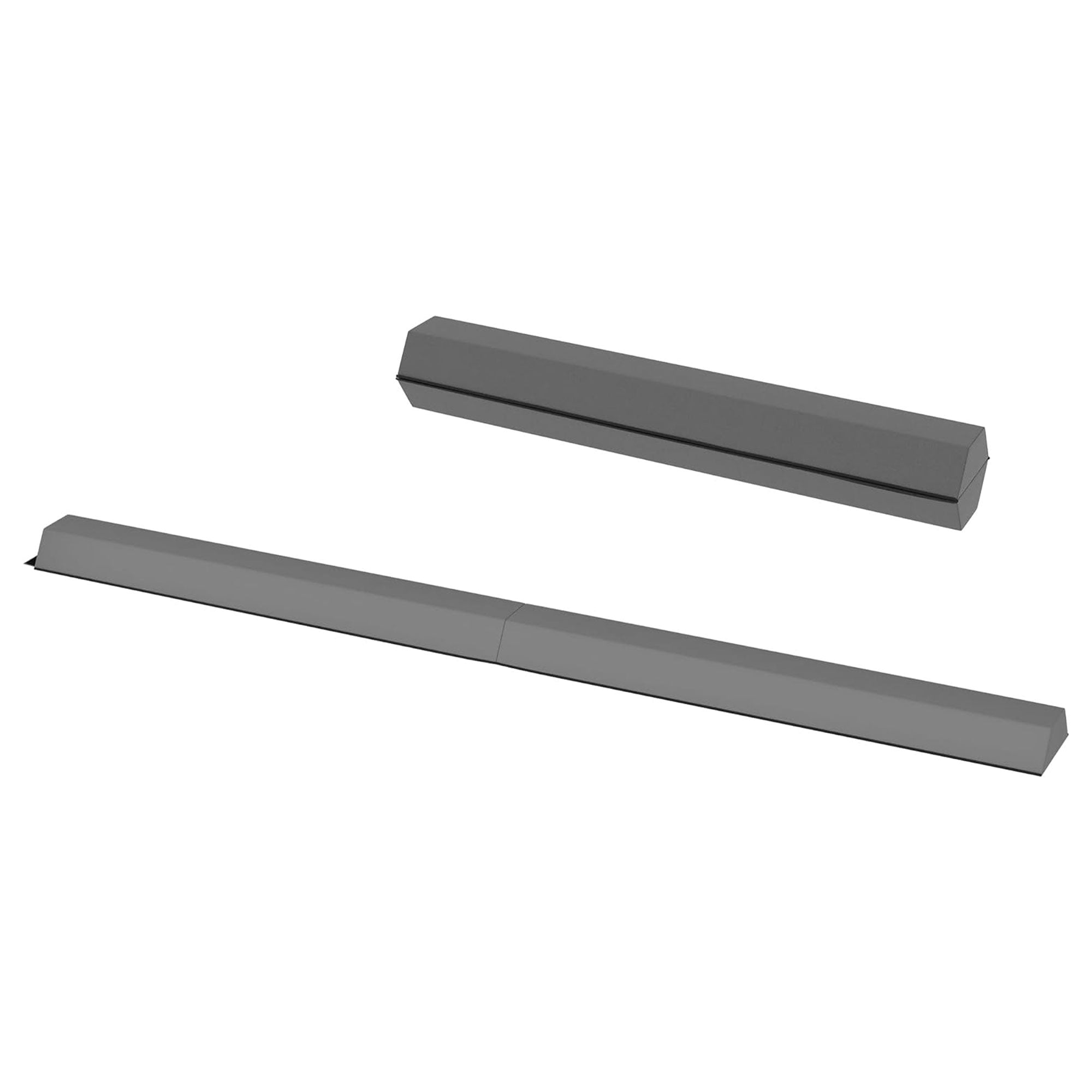 BalanceFrom 9ft Folding Balance Gymnastics Floor Beam w/Handles, Gray (Open Box) - VMInnovations