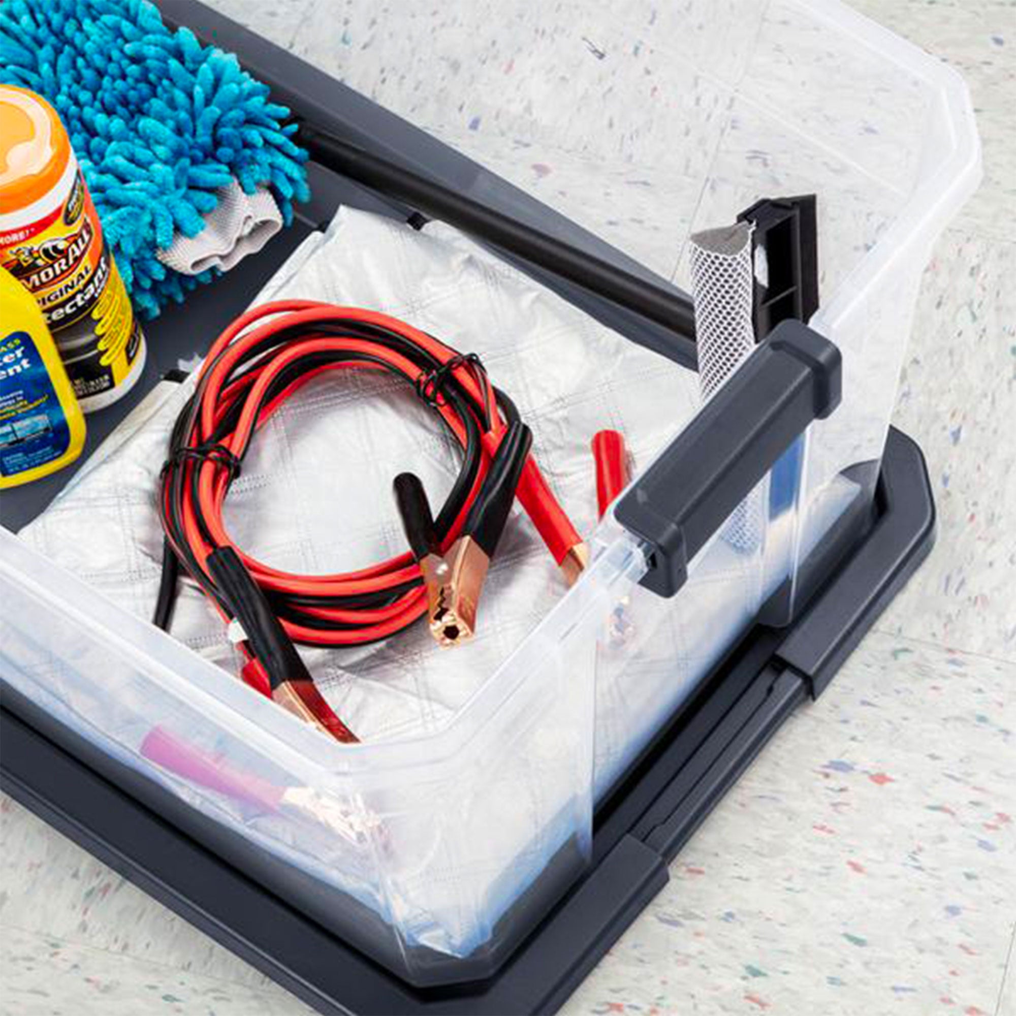 Sterilite 116 Qt Heavy Duty Box Stackable Storage Bin w/ Latching Lid (16 Pack) - VMInnovations