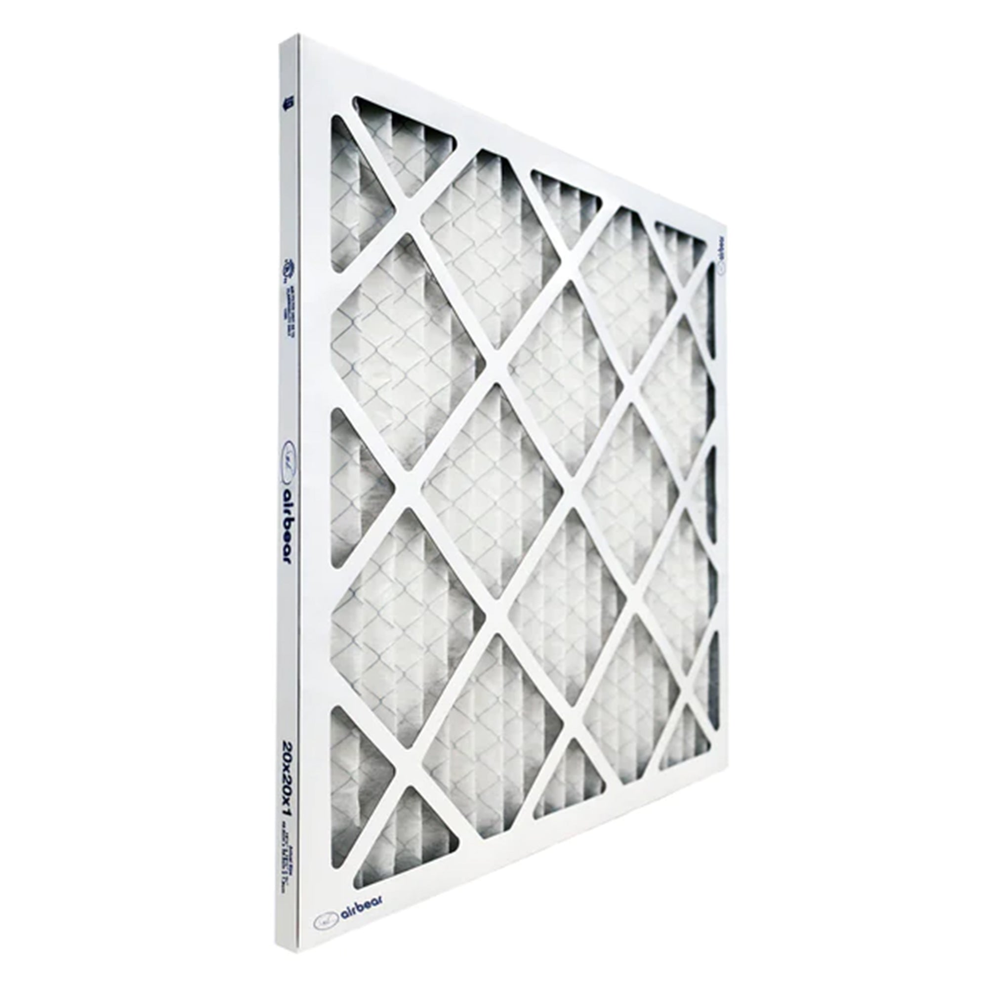 Trion MERV 13 Air Bear 20 x 20 x 1" High Efficiency Pleated HVAC Filter, 4 Pack - VMInnovations