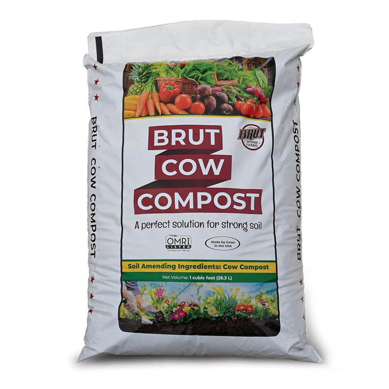 Brut Organic Nutrient Rich Garden Fertilizer for Farm and Garden Use (2 Pack)