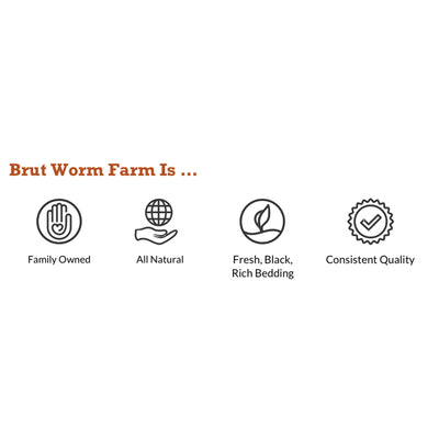 Brut Organic Nutrient Rich Garden Fertilizer for Farm and Garden Use (2 Pack)