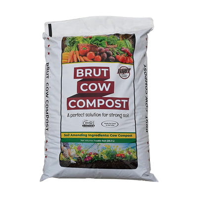 Brut Organic Chicken Compost Nutrient Rich Garden Fertilizer for Farm (10 Pack)