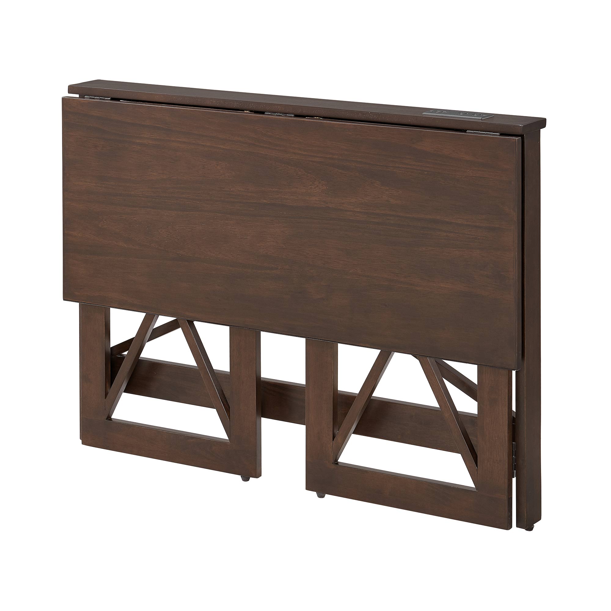 MECO Stakmore Stylish Versatile Folding Desk with Built In Outlets (Open Box)