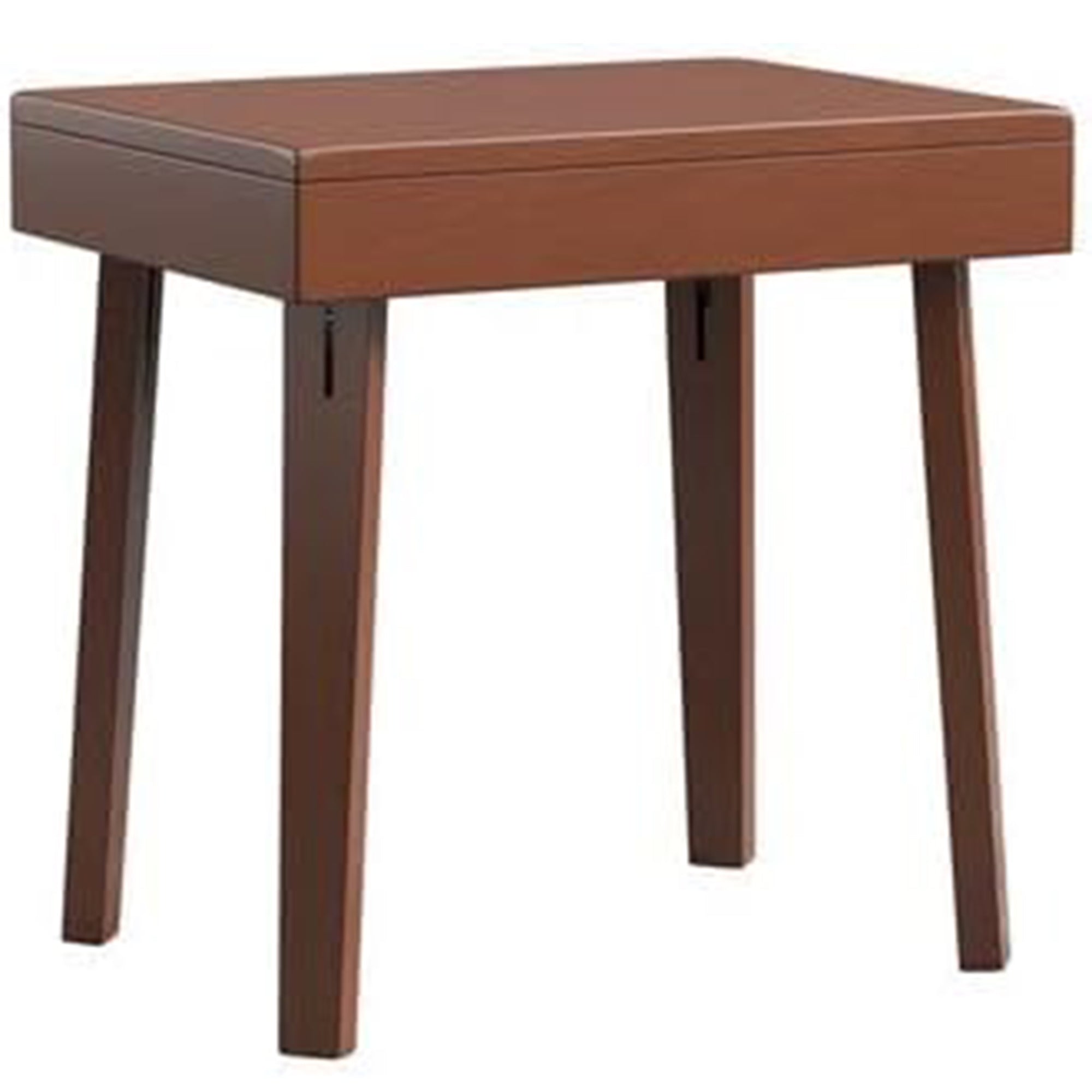 Stakmore Wooden Folding End Table, No Assembly, Espresso Finish, 19 x 15 x 19 in