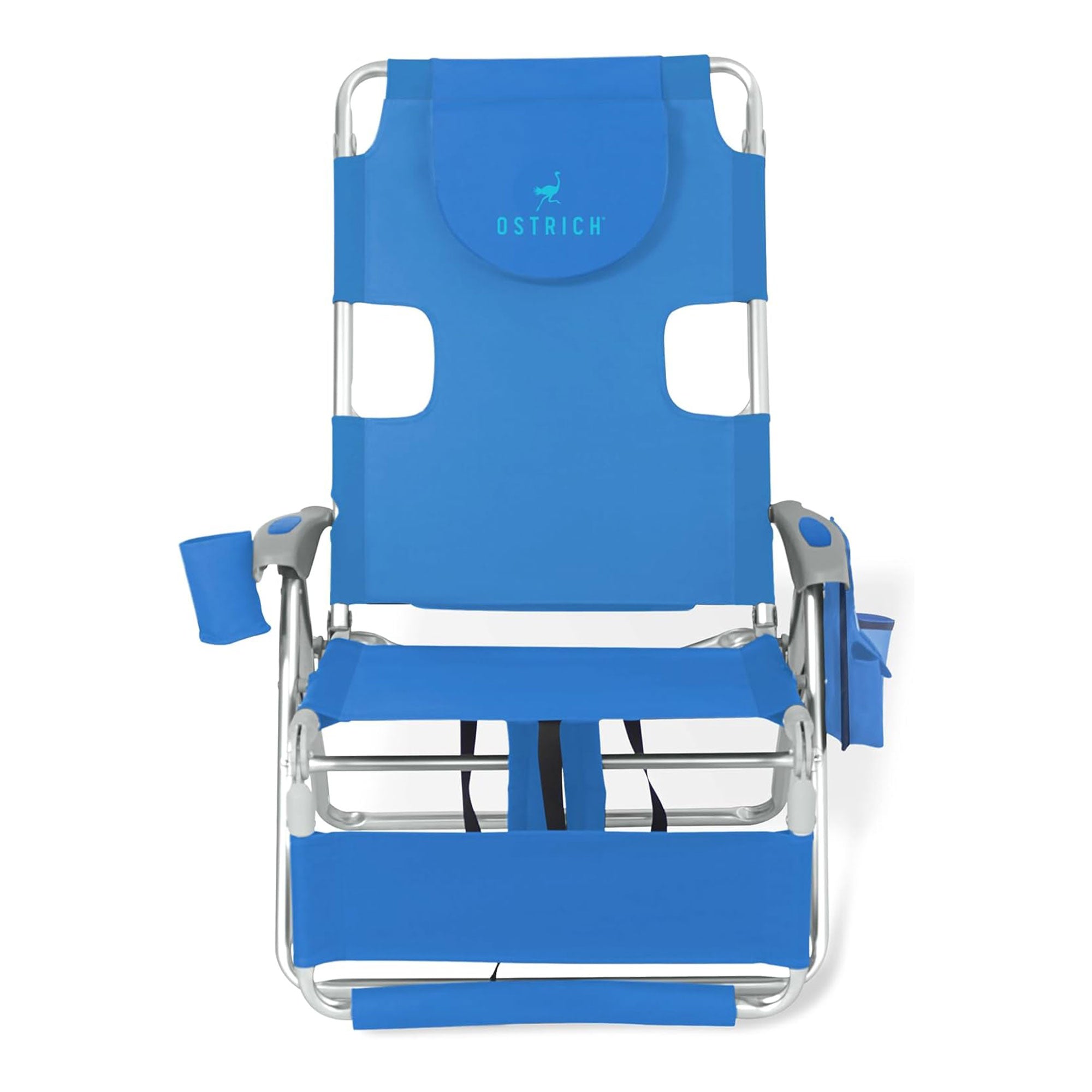 Ostrich The Backpack 3N1 Portable Chair Cooler Bag Reclining Lounger, Royal Blue
