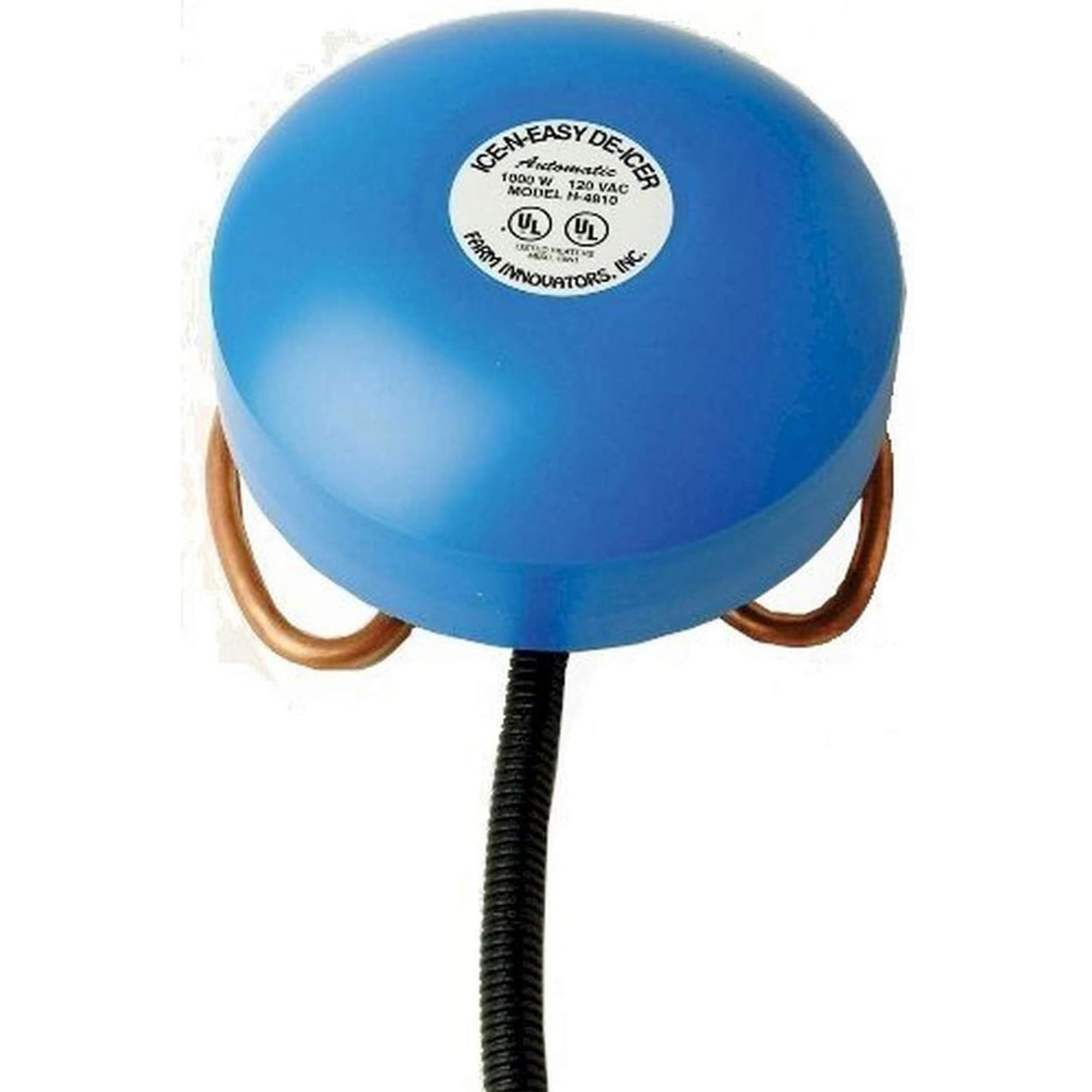 Farm Innovators Economical 1000 Watt Floating Tank De-Icer for Metal Tanks, Blue