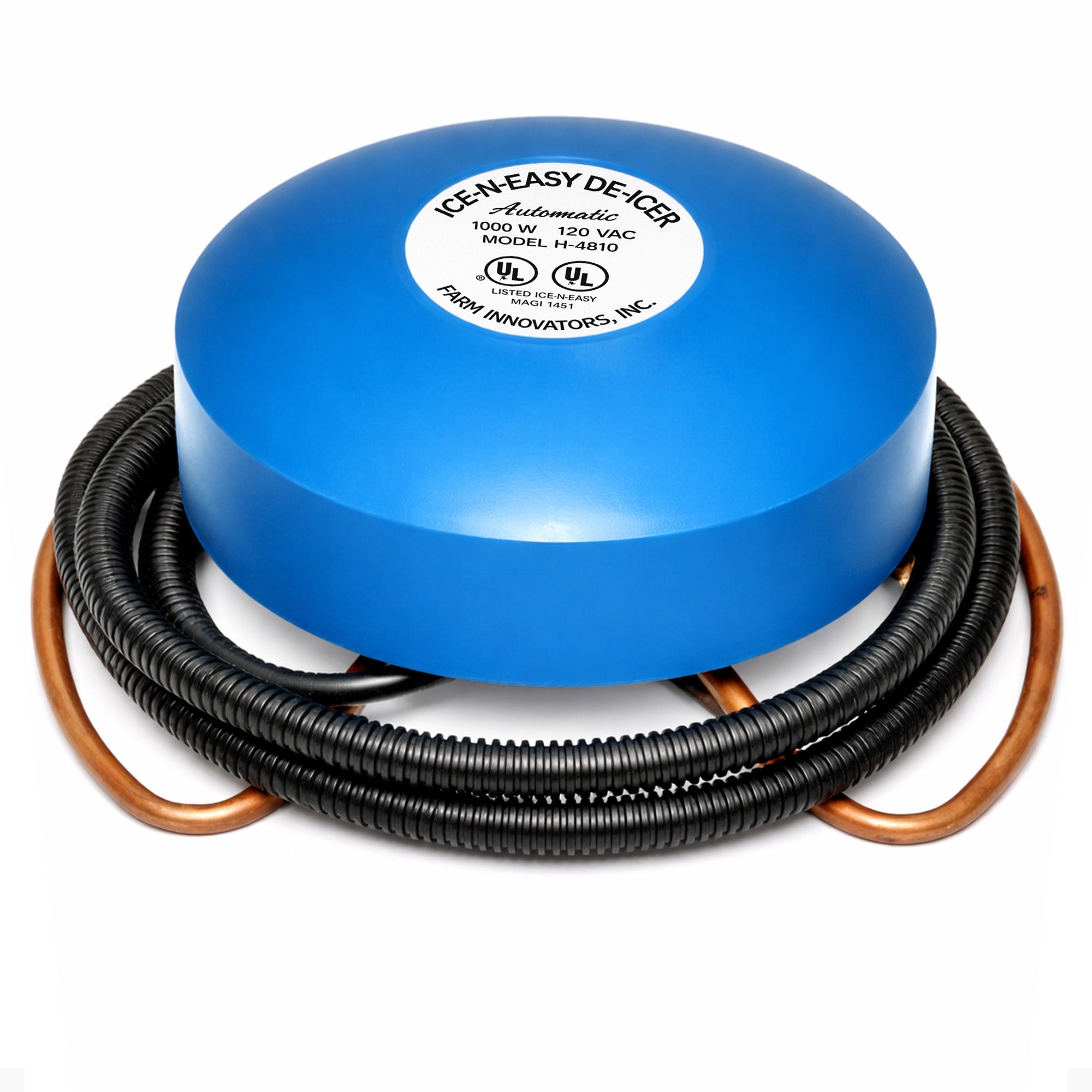 Farm Innovators 1000 Watt Floating Tank De-Icer for Metal Tanks, Blue (Open Box)