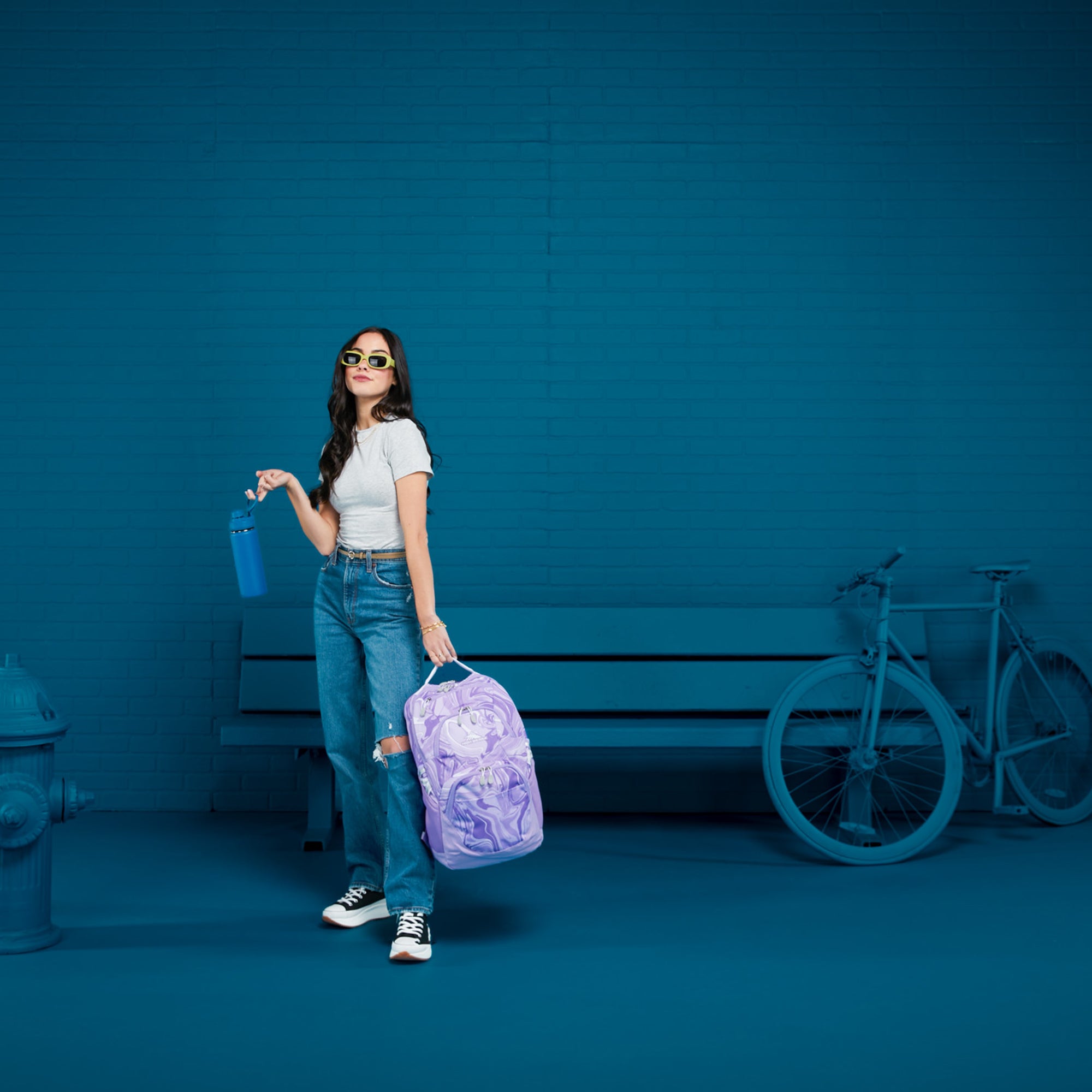High Sierra Backpack, Bookbag Fits most 17” Laptops,30L Capacity, Lavender(Used) - VMInnovations