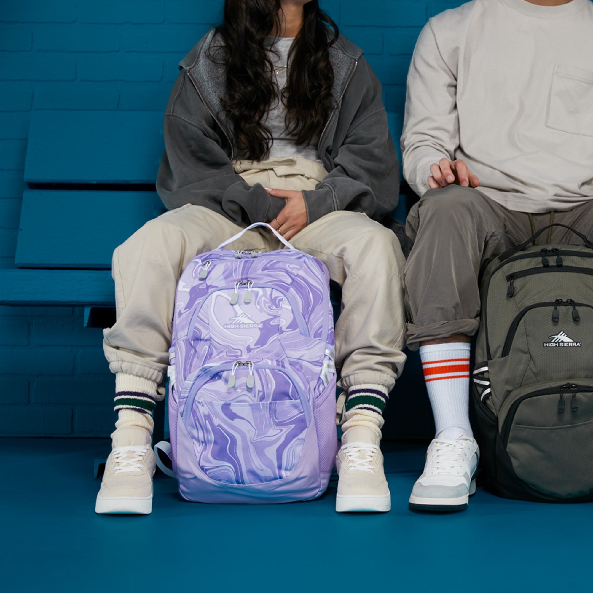High Sierra Backpack, Fits most 17” Laptops,30L Capacity, Lavender (Open Box) - VMInnovations