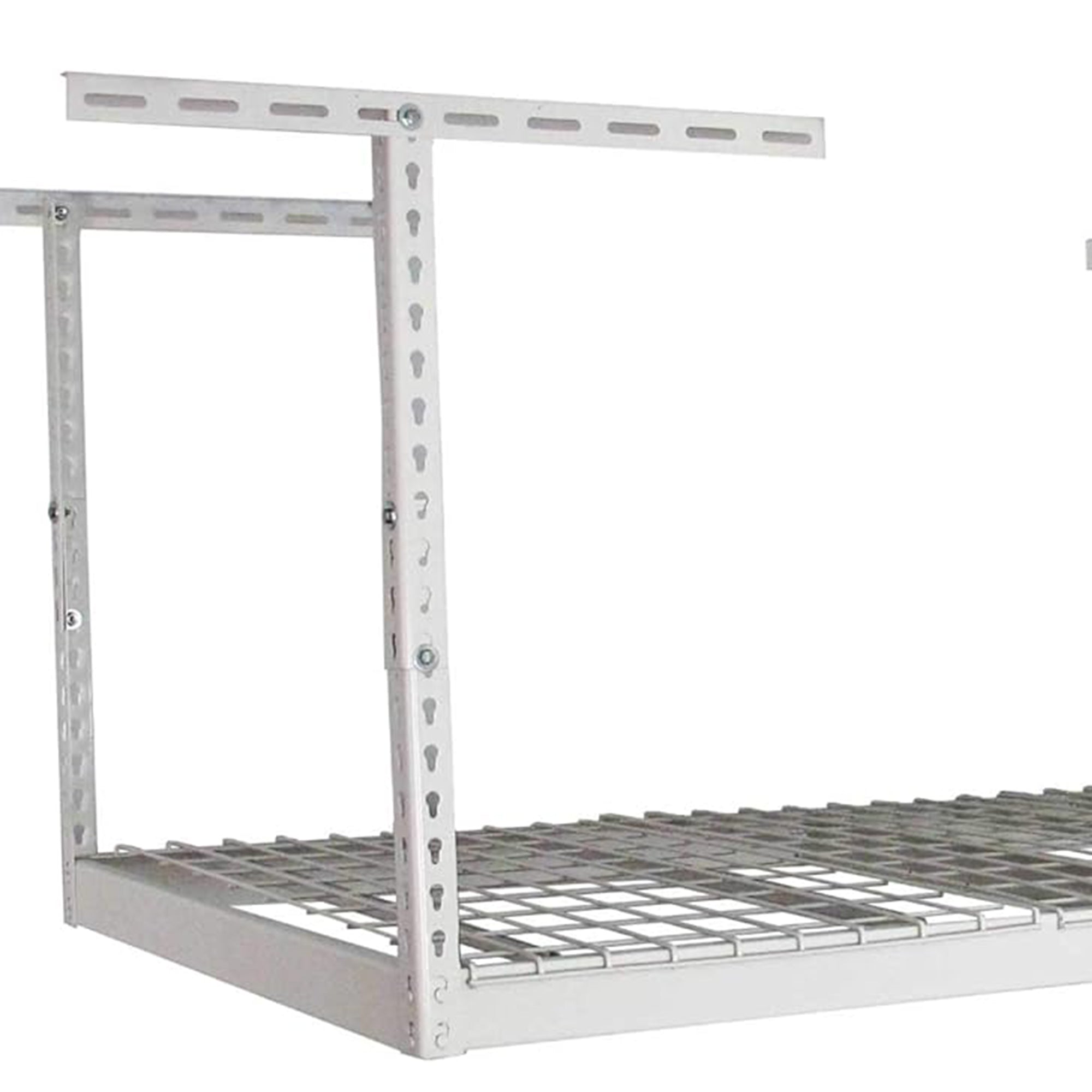 MonsterRax 3' x 6' Overhead Garage Storage Rack Holds Up to 350 Pounds, White